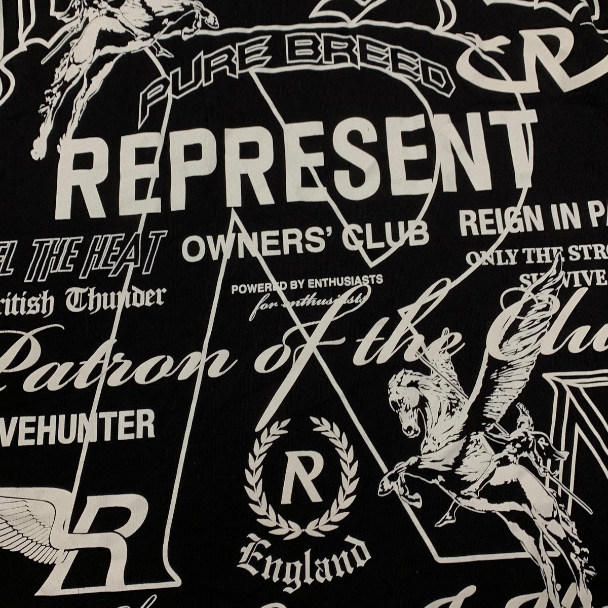 Represent Small Tee Monochrome Icons Black T-Shirt