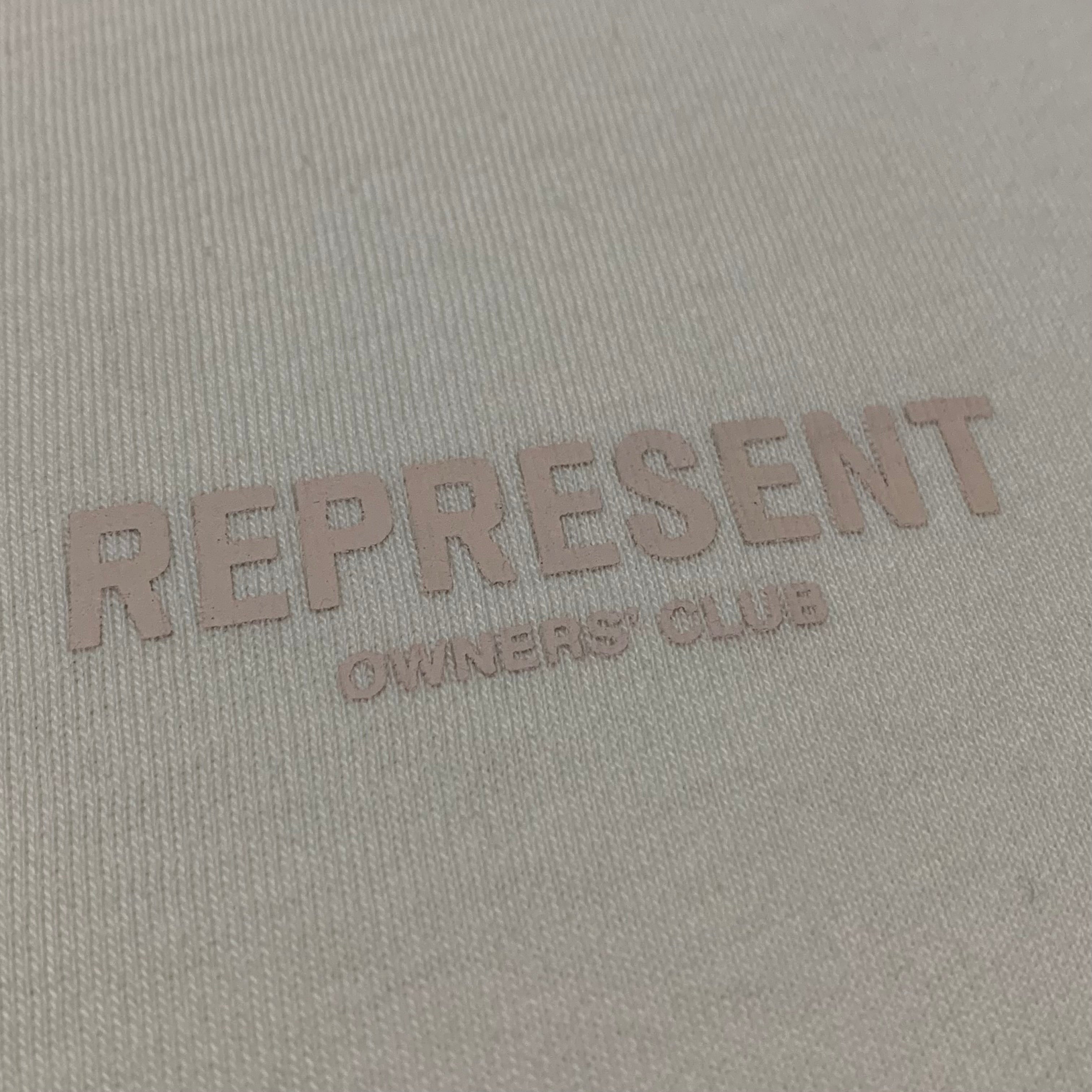 Represent Small Owners Club Buttercream White Tee