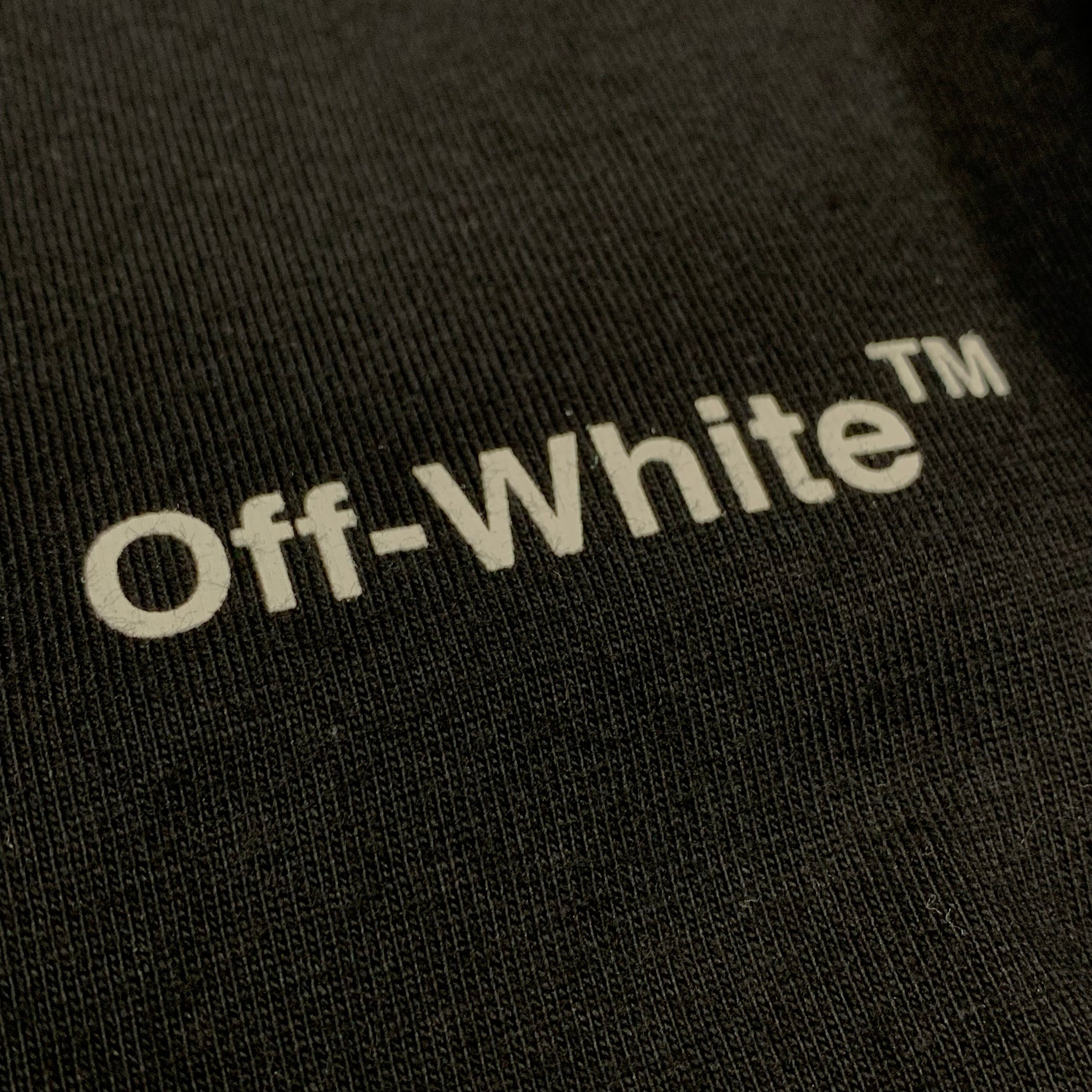Off White Small Tee Diag Scribble Black T-Shirt Virgil Abloh