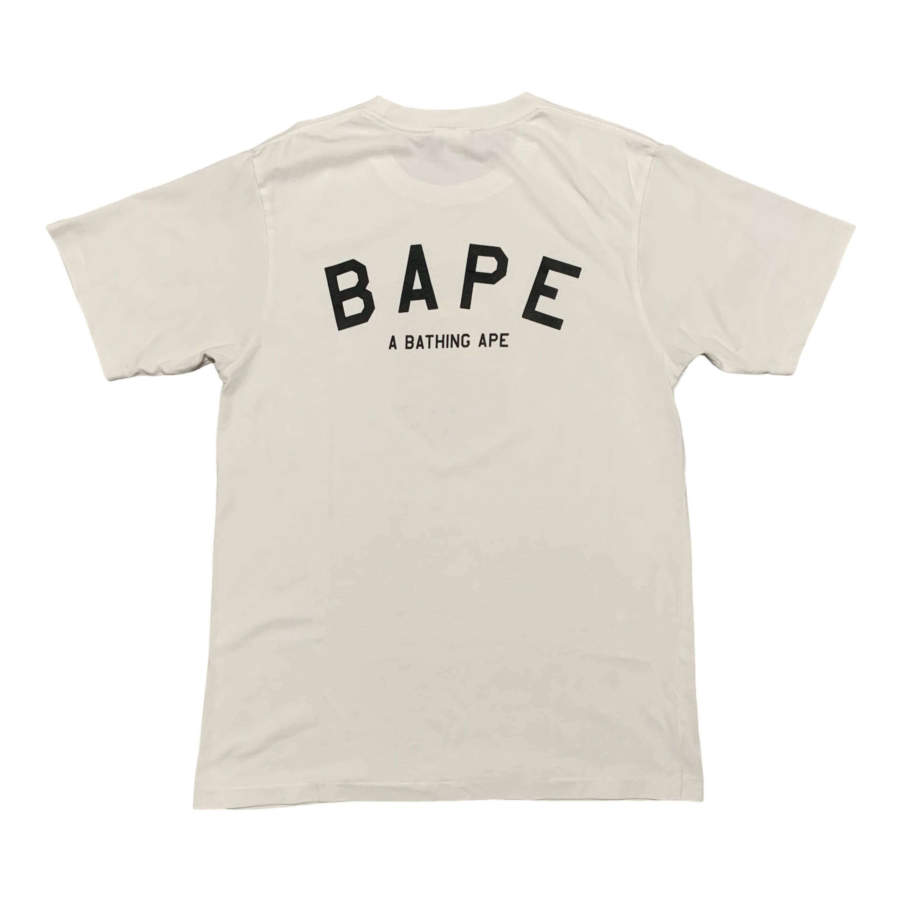 Bape Medium Big Ape Head White Tee