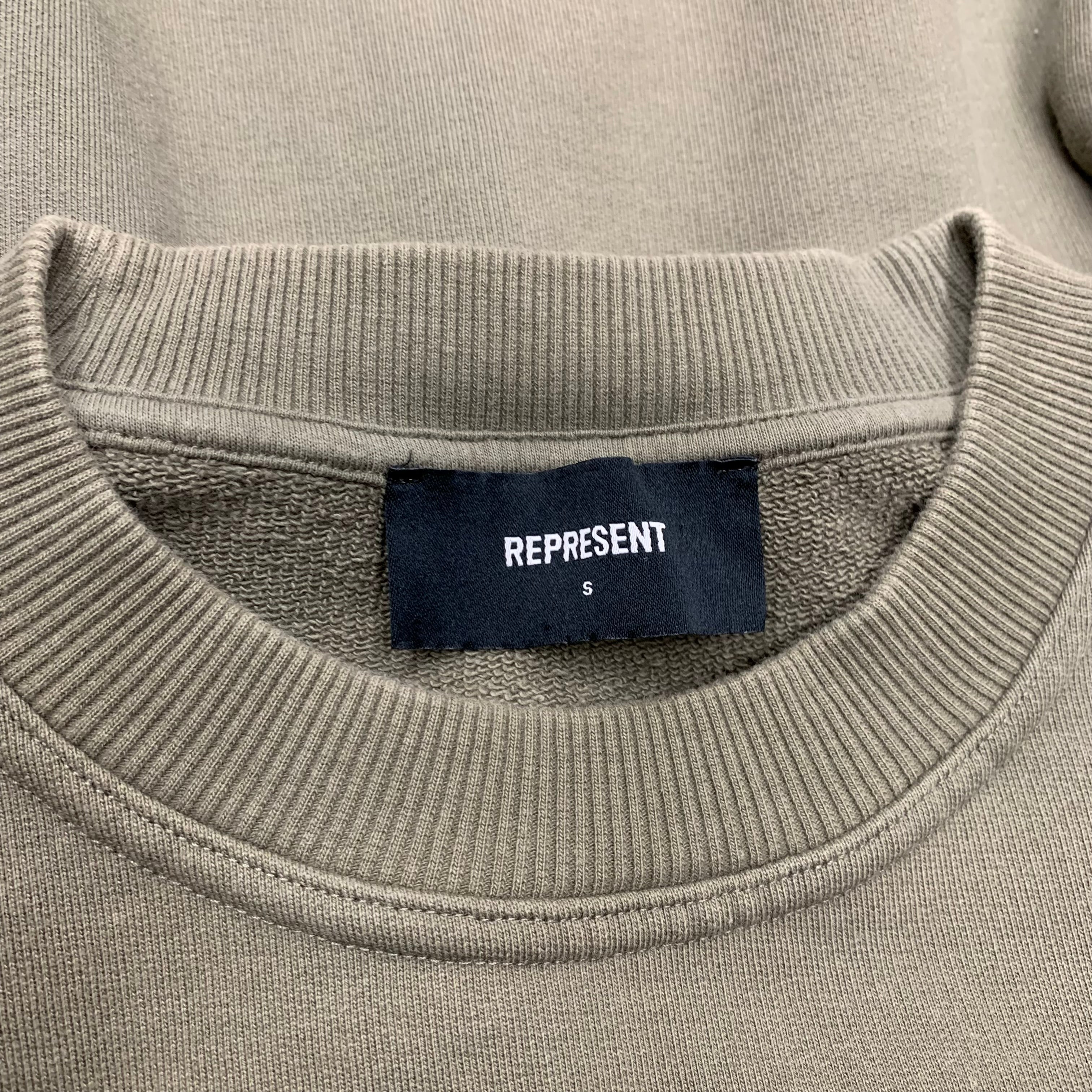 Represent Small Owners Club Green Sweater Sweatshirt Crewneck