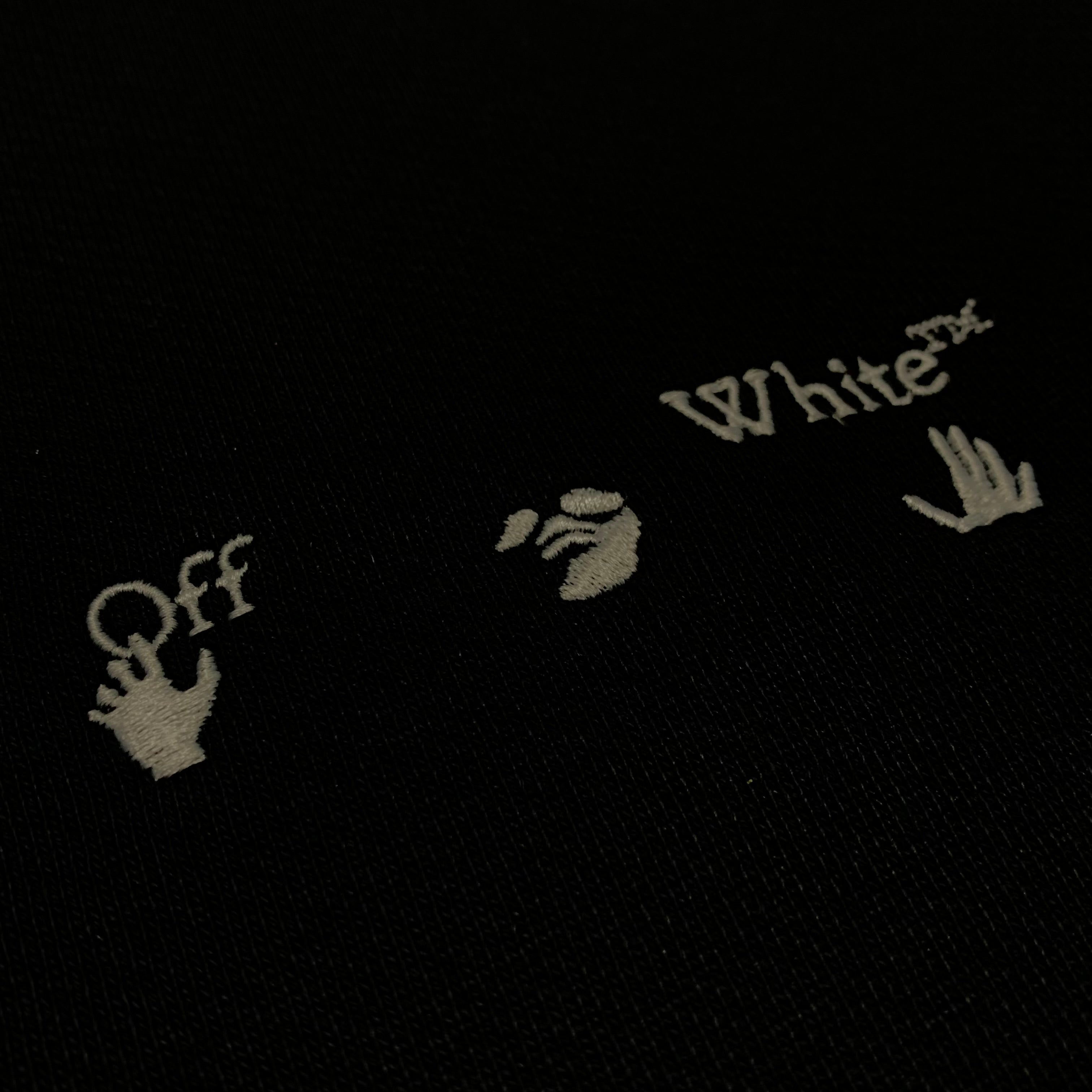 Off White Small Liquid Arrows Black Sweatshirt Crewneck Virgil Abloh