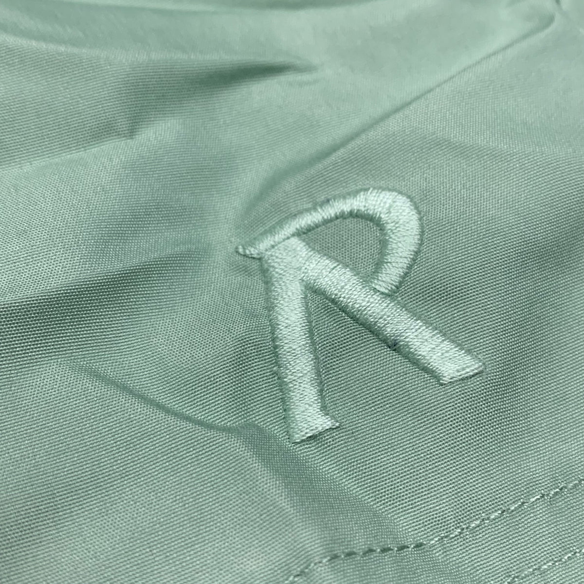 Represent Small Swim Shorts Metal Initial Washed Sage