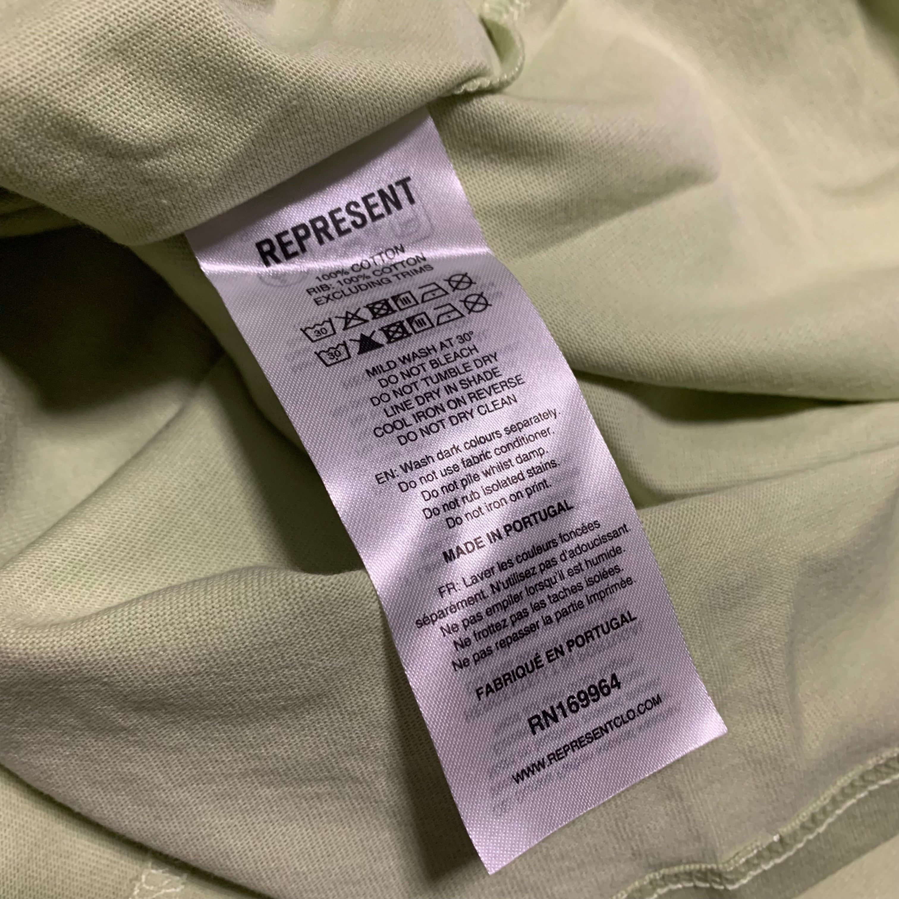 Represent Medium Raceway Graphic Match Green Tee