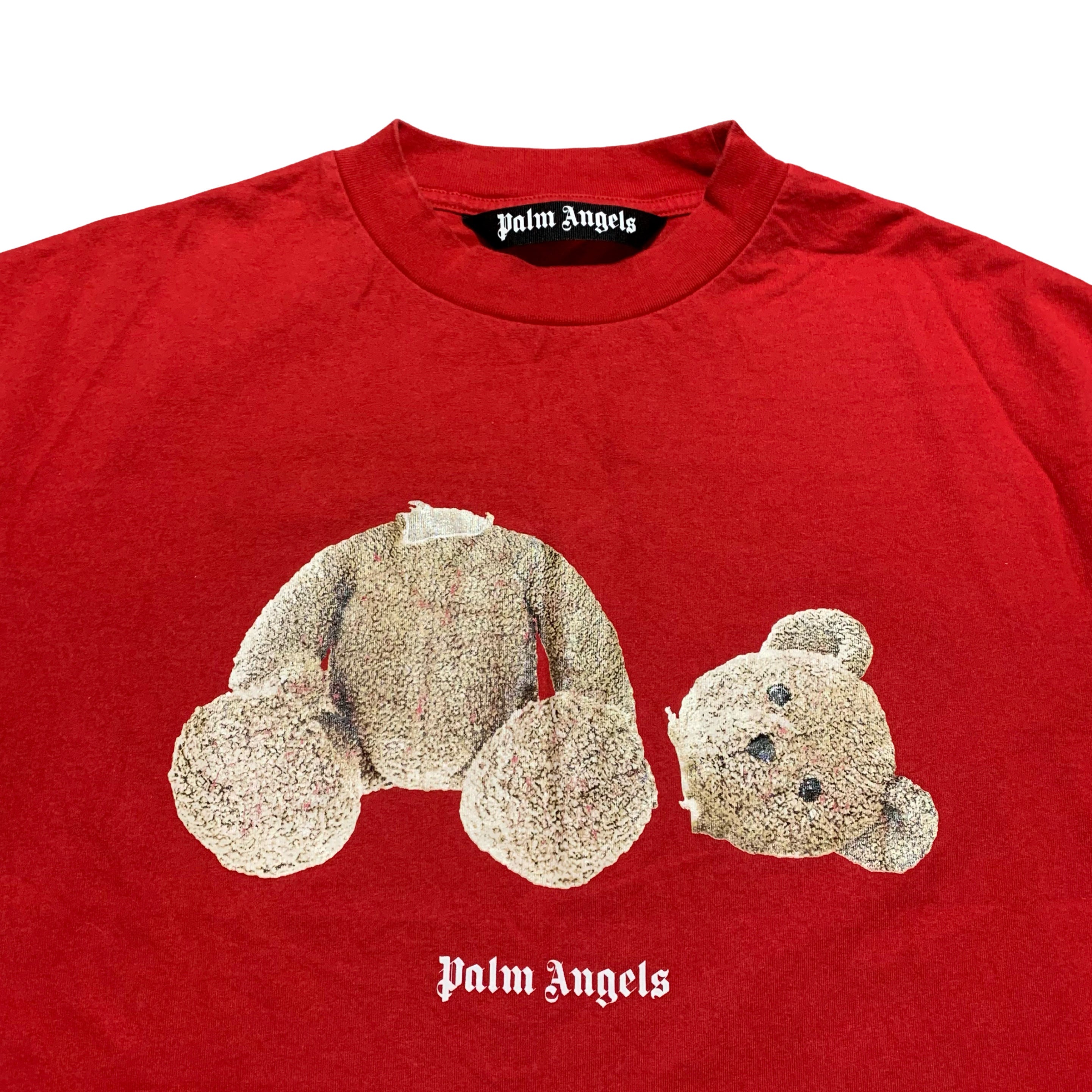 Palm Angels Medium Kill The Bear Red Tee