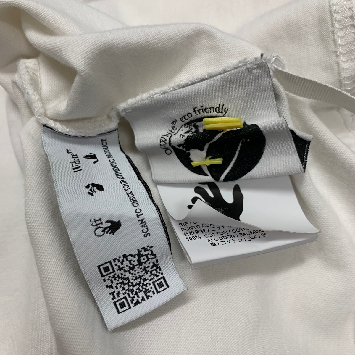 Off White Medium Tee Marker Arrows White T-Shirt Virgil Abloh