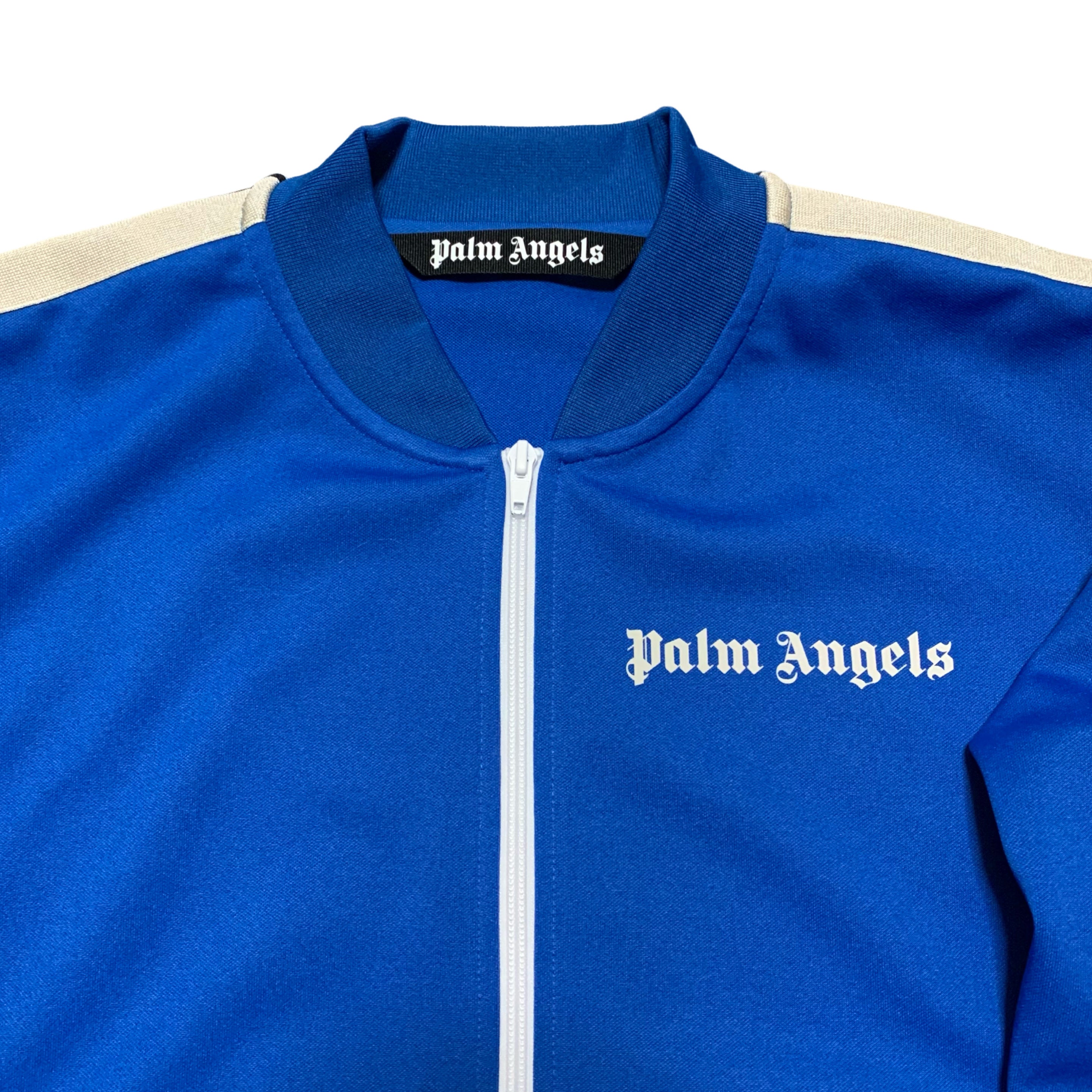 Palm Angels Medium Track Jacket Classic Logo Electric Blue Jacket