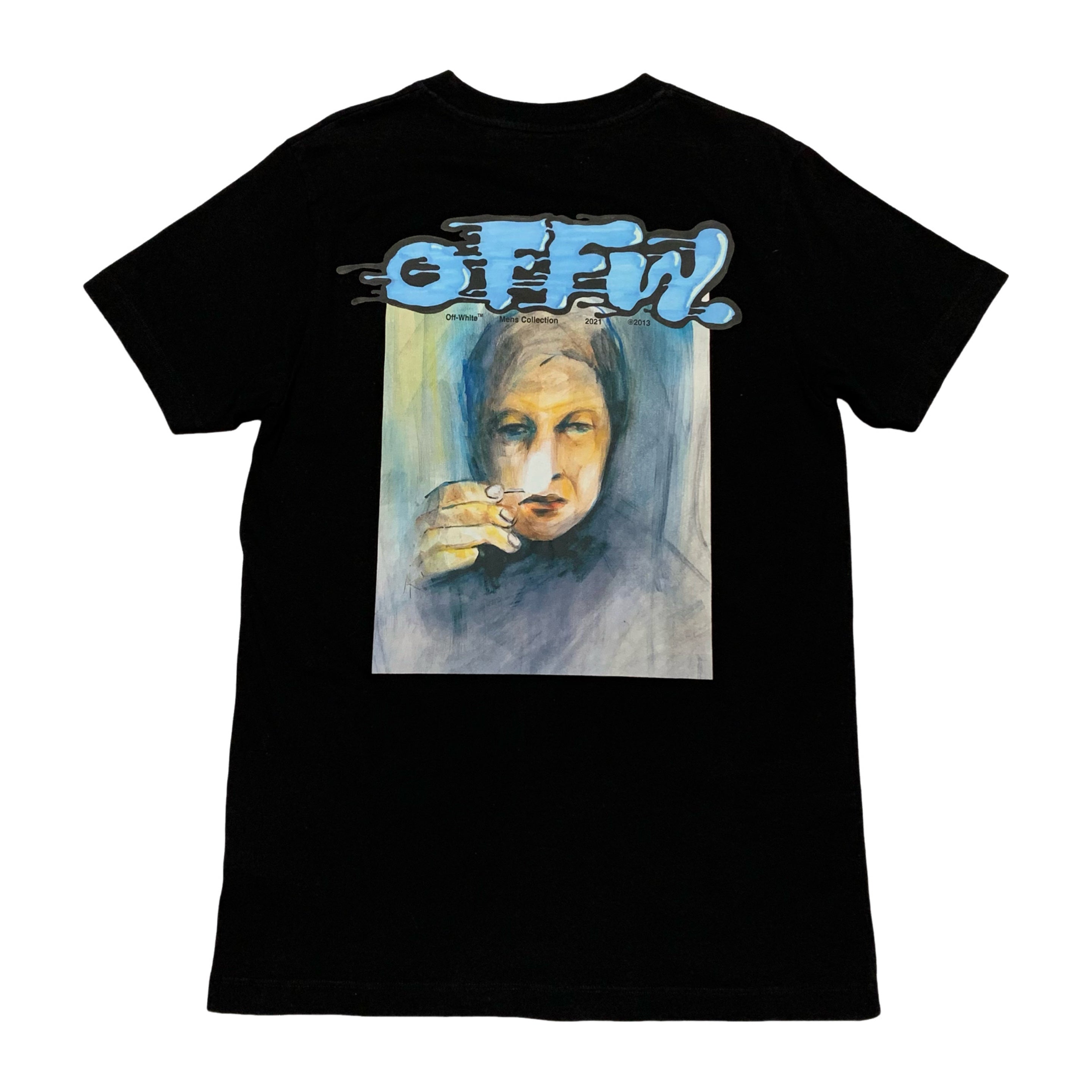 Off White Small Liquid Mirko Black Tee Virgil Abloh