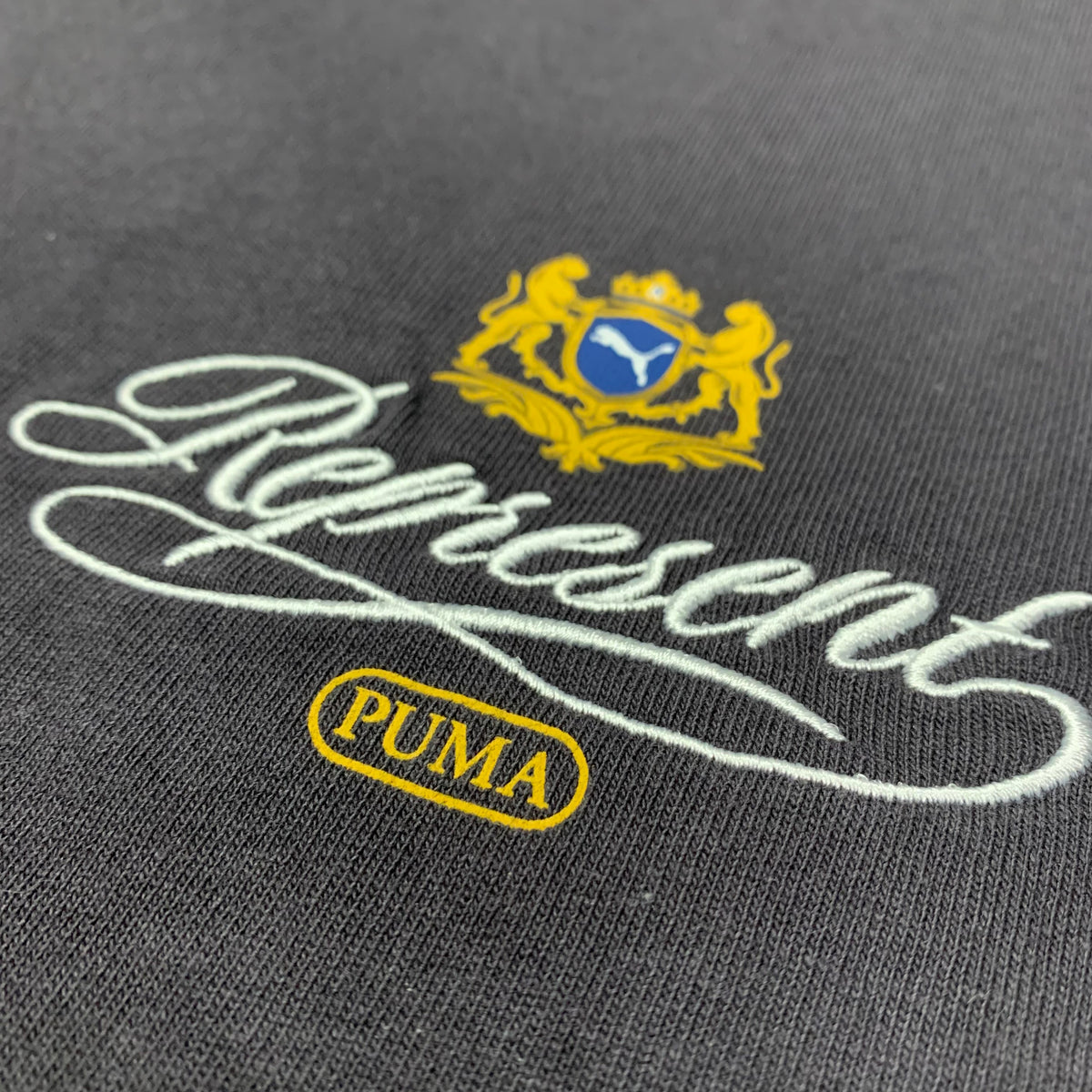 Represent Small Puma Tee Graphic Grey T-Shirt