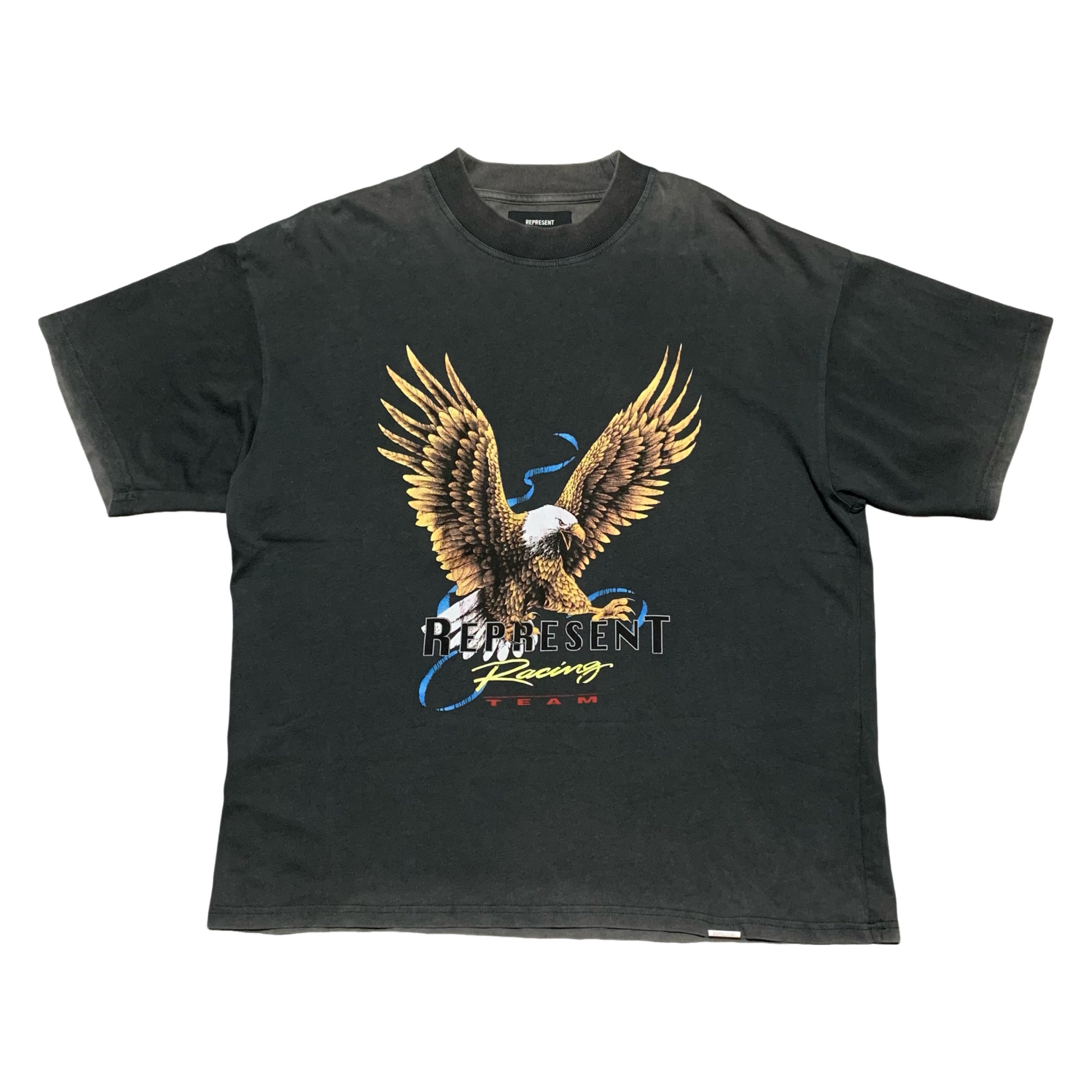Represent Large Racing Team Vintage Black Tee
