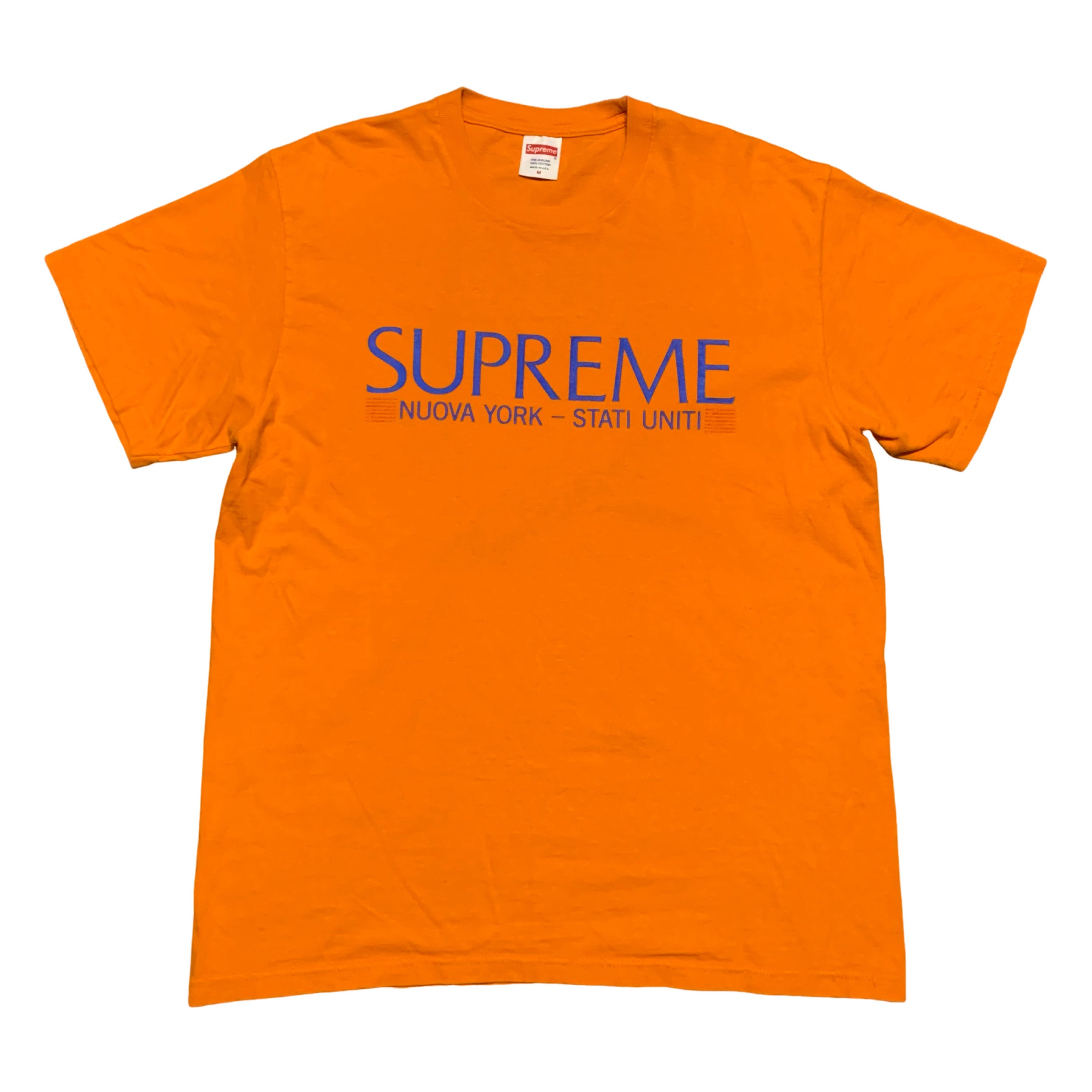 Supreme Medium Nuova York Orange Tee 2020