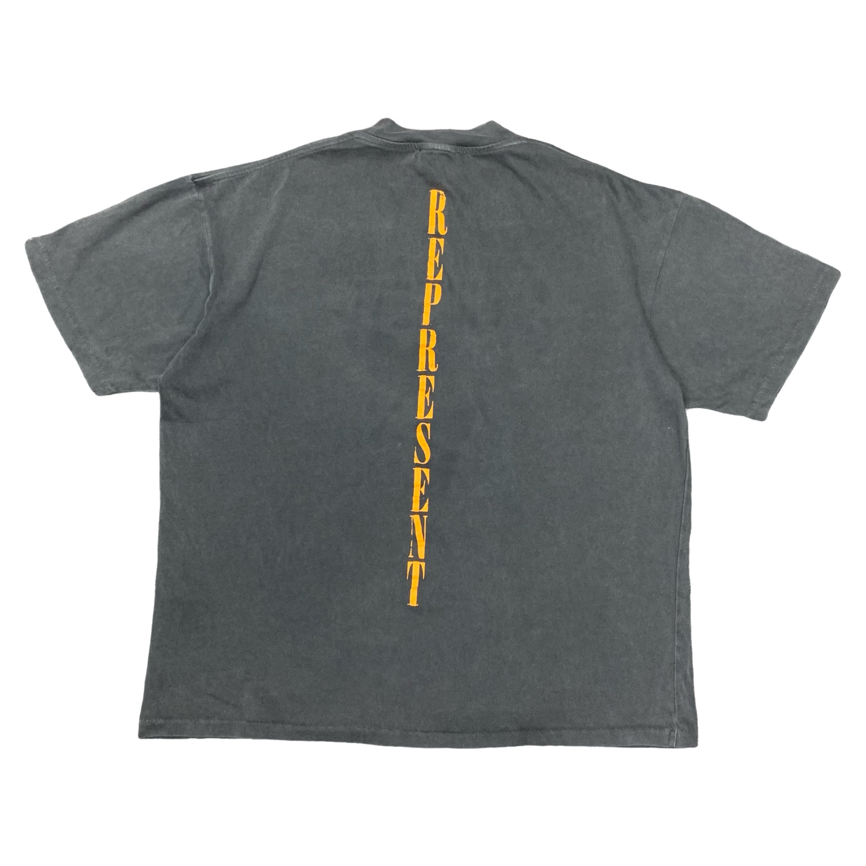 Represent Medium Tee Reborn Aged Black T-Shirt