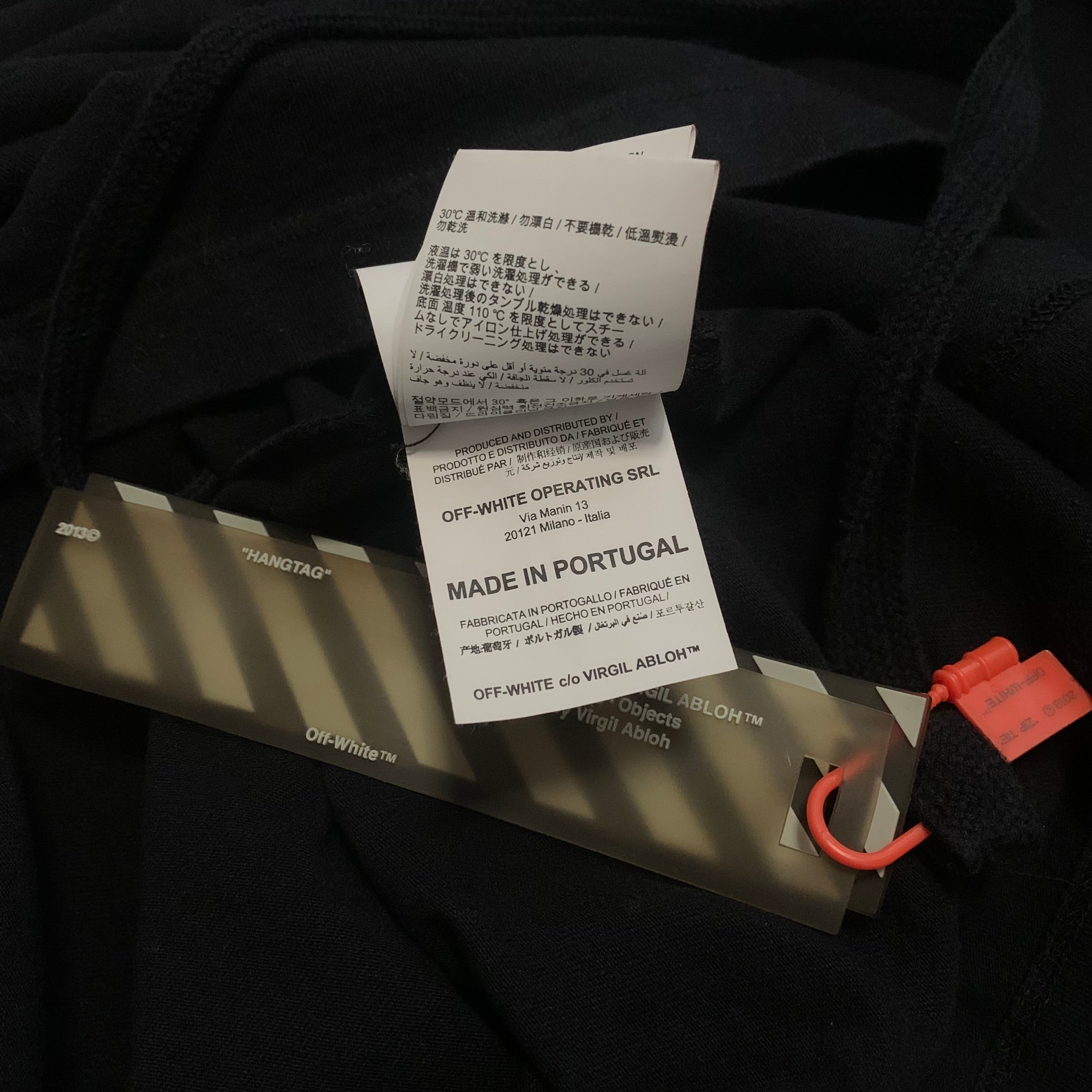 Off White Medium Off Graphic Black Tee Virgil Abloh 2020