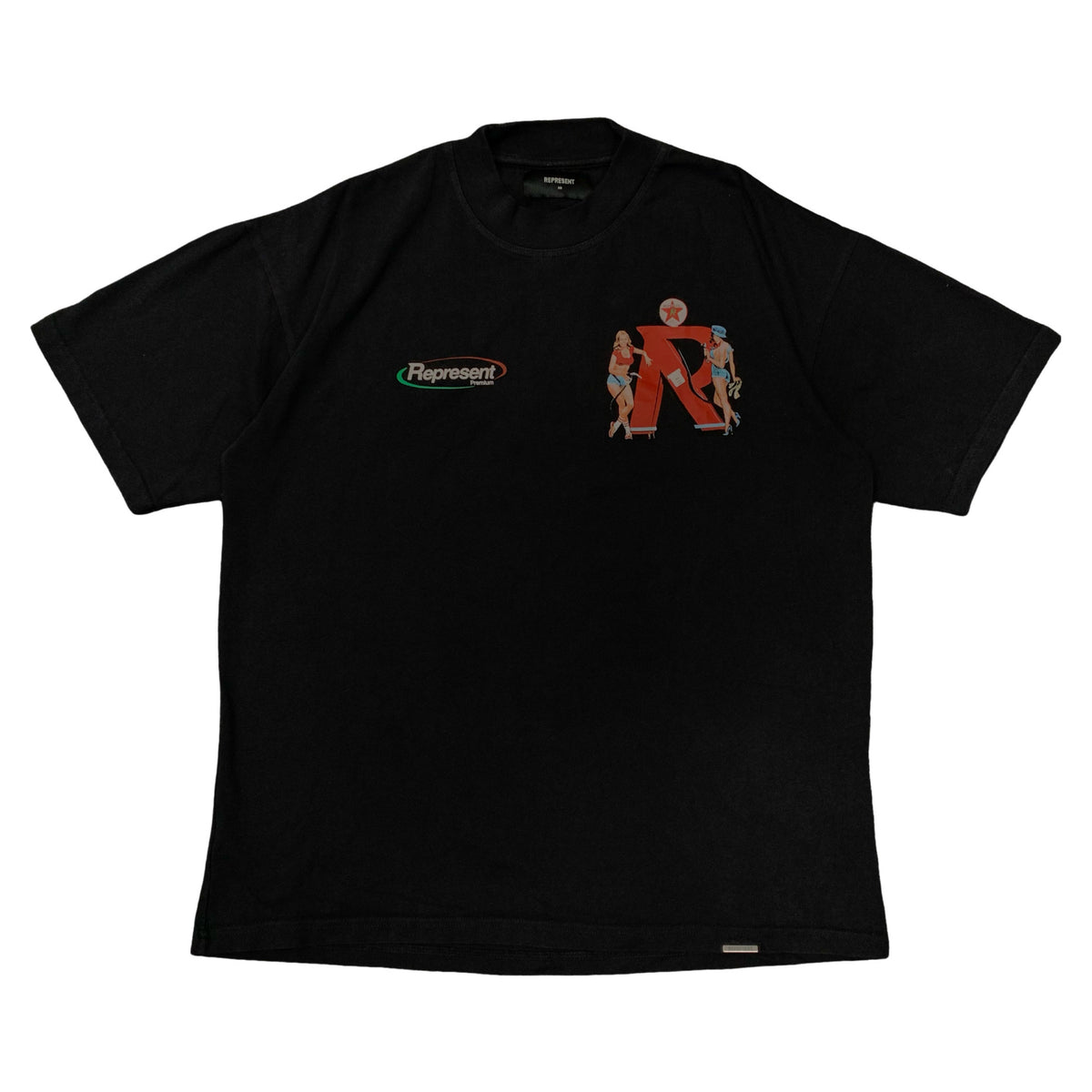Represent XS Tee Premium Off Black T-Shirt