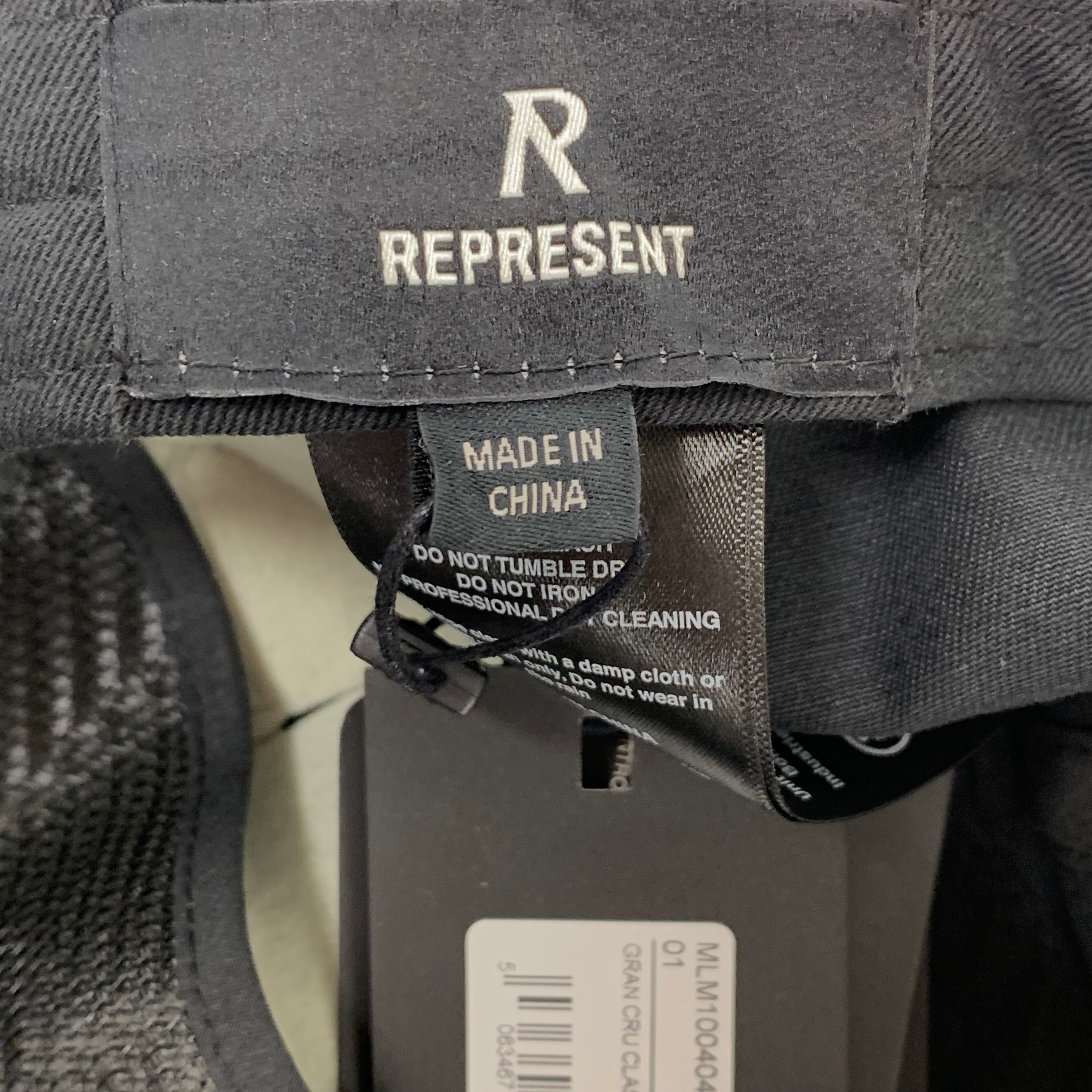 Represent Cap Gran Cru Classe Jet Black Cap Hat