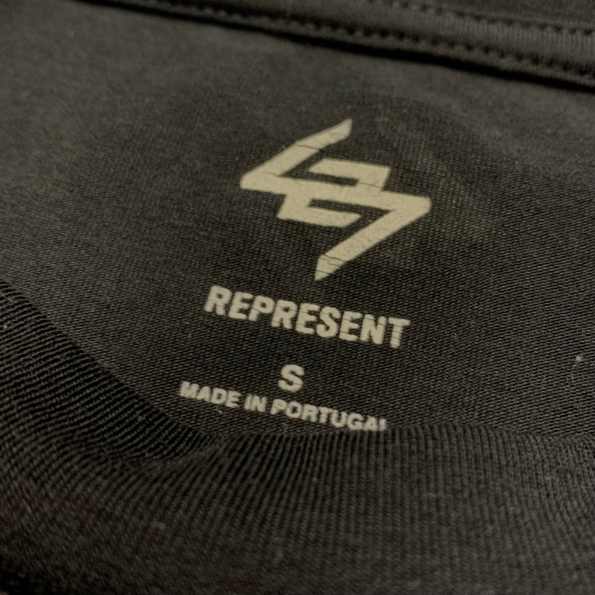 Represent Small Tee Team 247 Black Gym Top T-Shirt