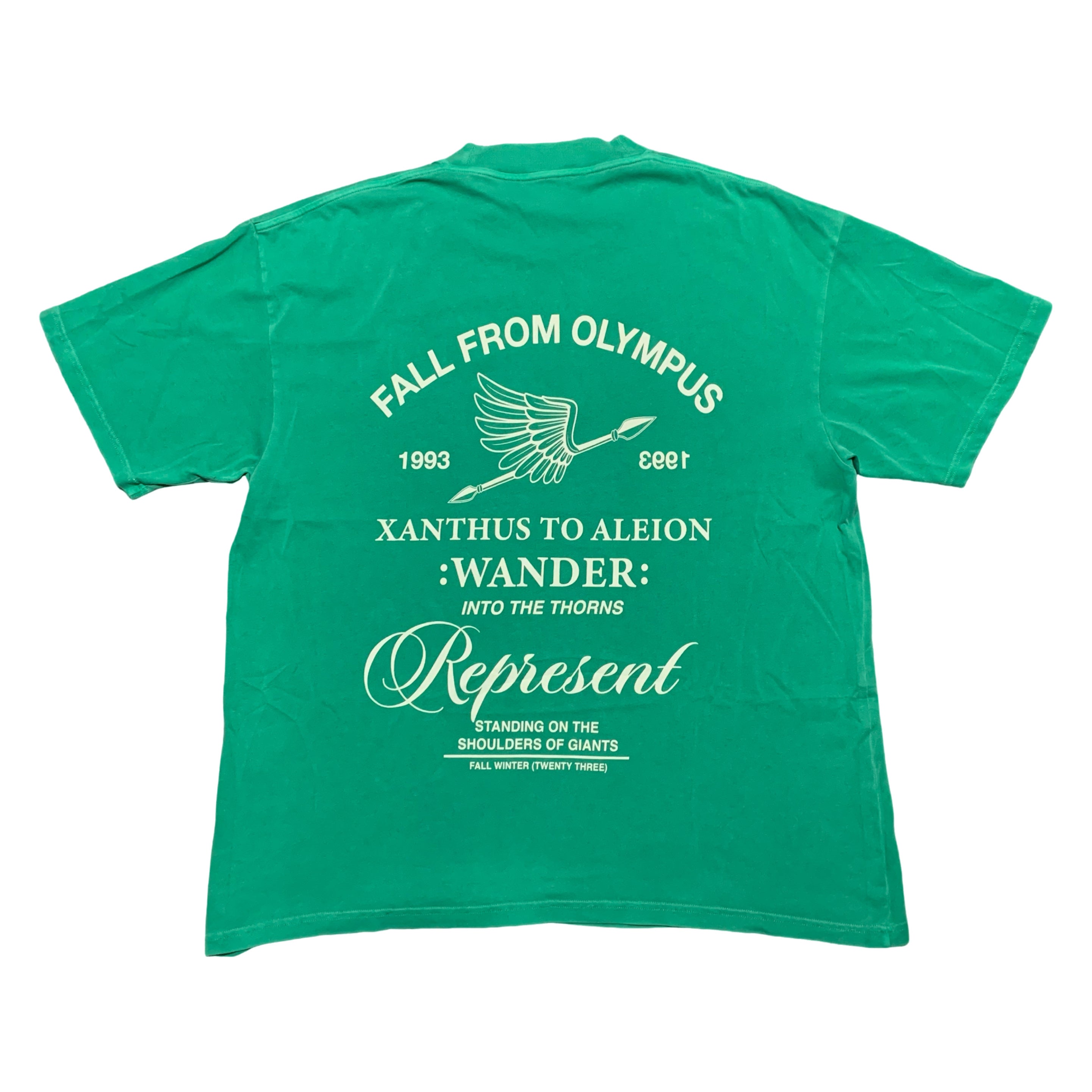 Represent Large Fall From Olympus Island Green Tee