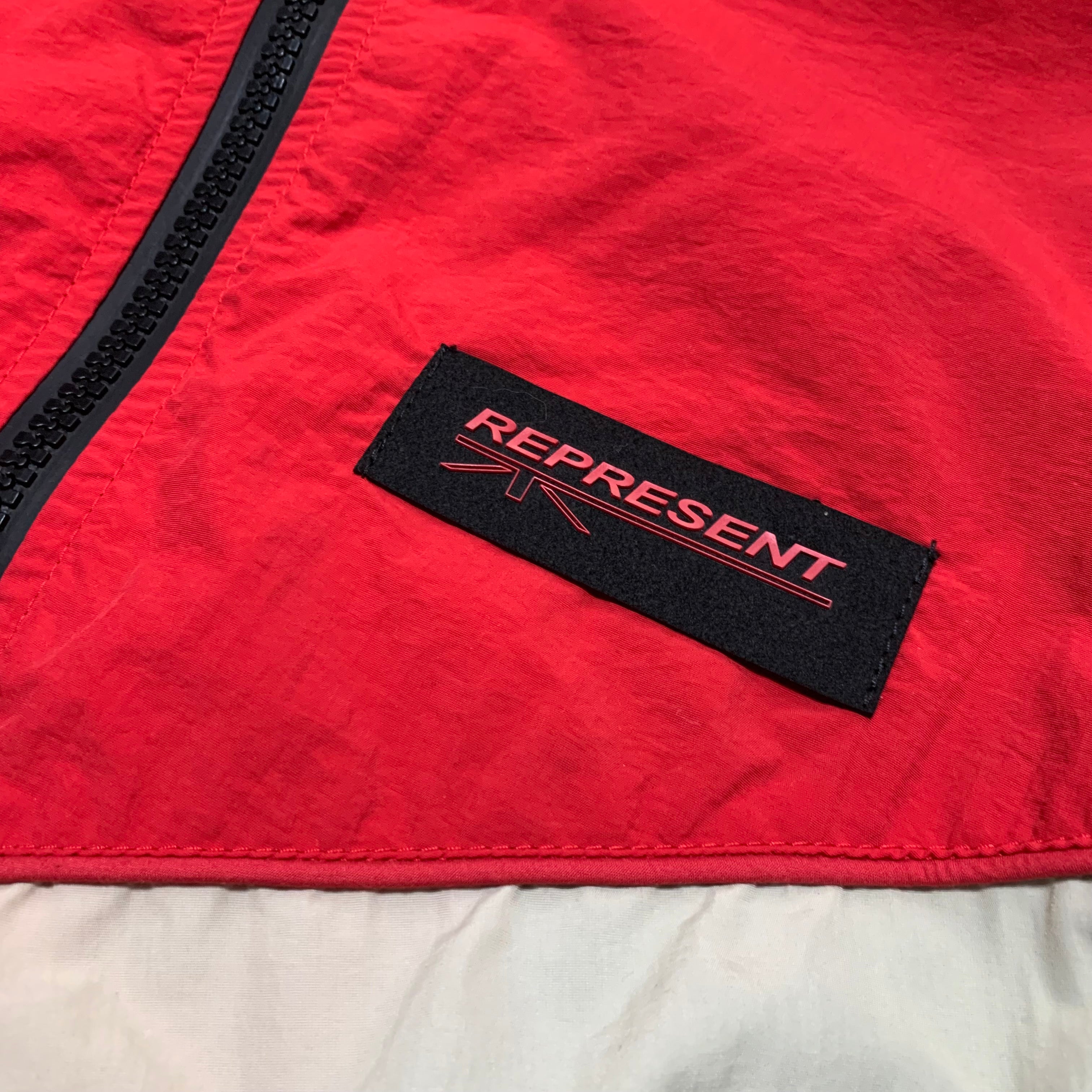 Represent Medium Track Jacket Black Red 2018