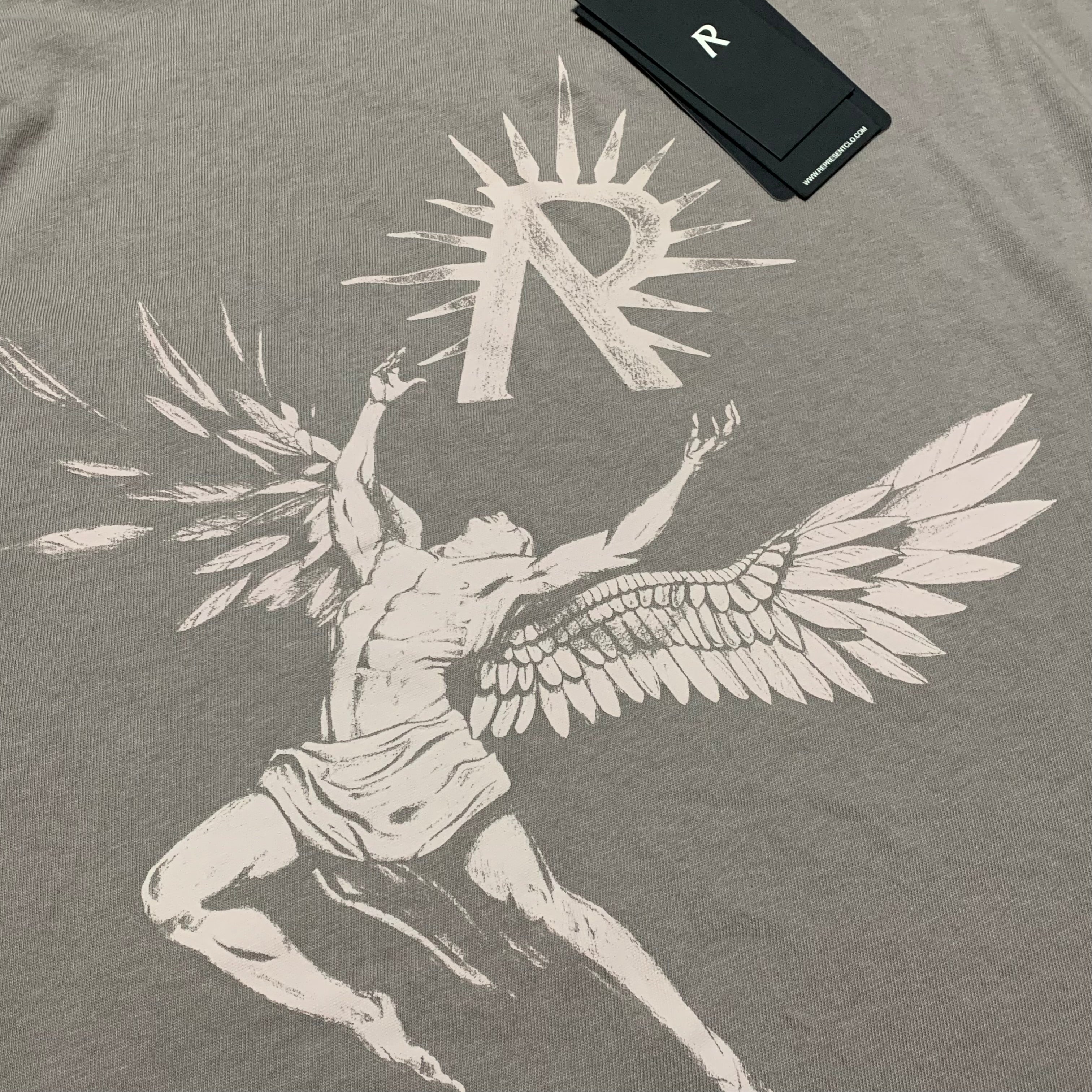 Represent Small Icarus Taupe Tee