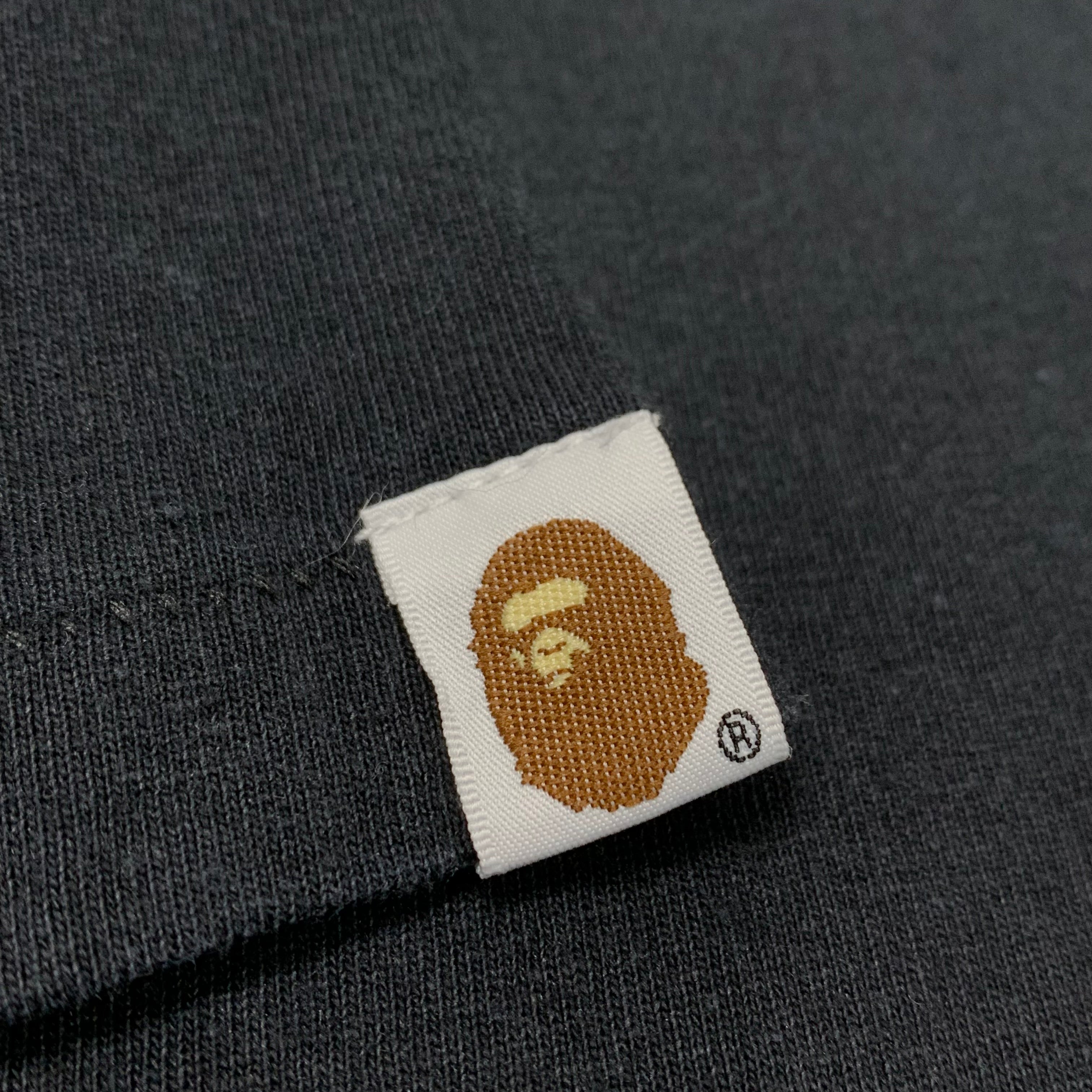 Bape Large Tee College Black T-Shirt A Bathing Ape