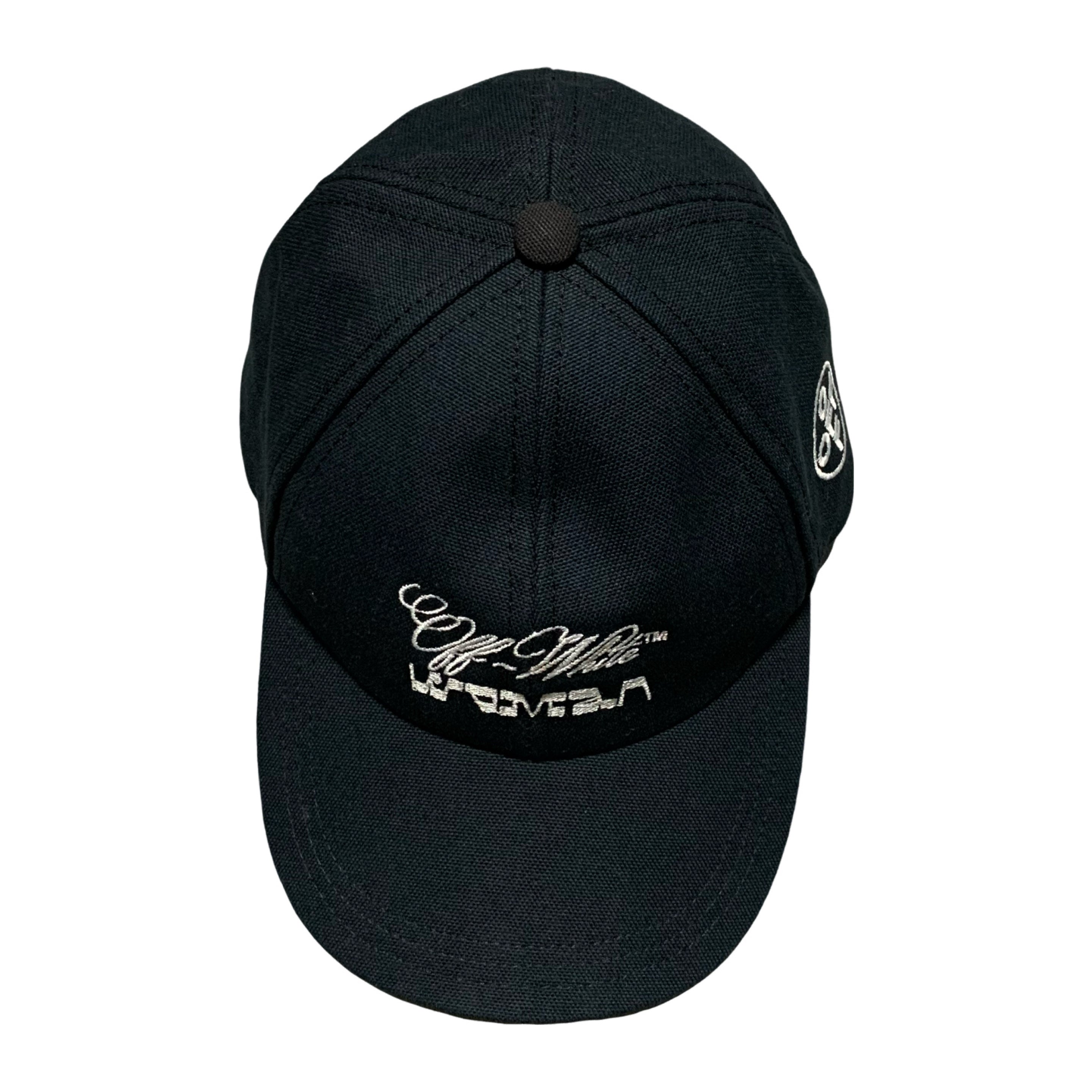 Off White Cap Black Baseball Hat Virgil Abloh Women's