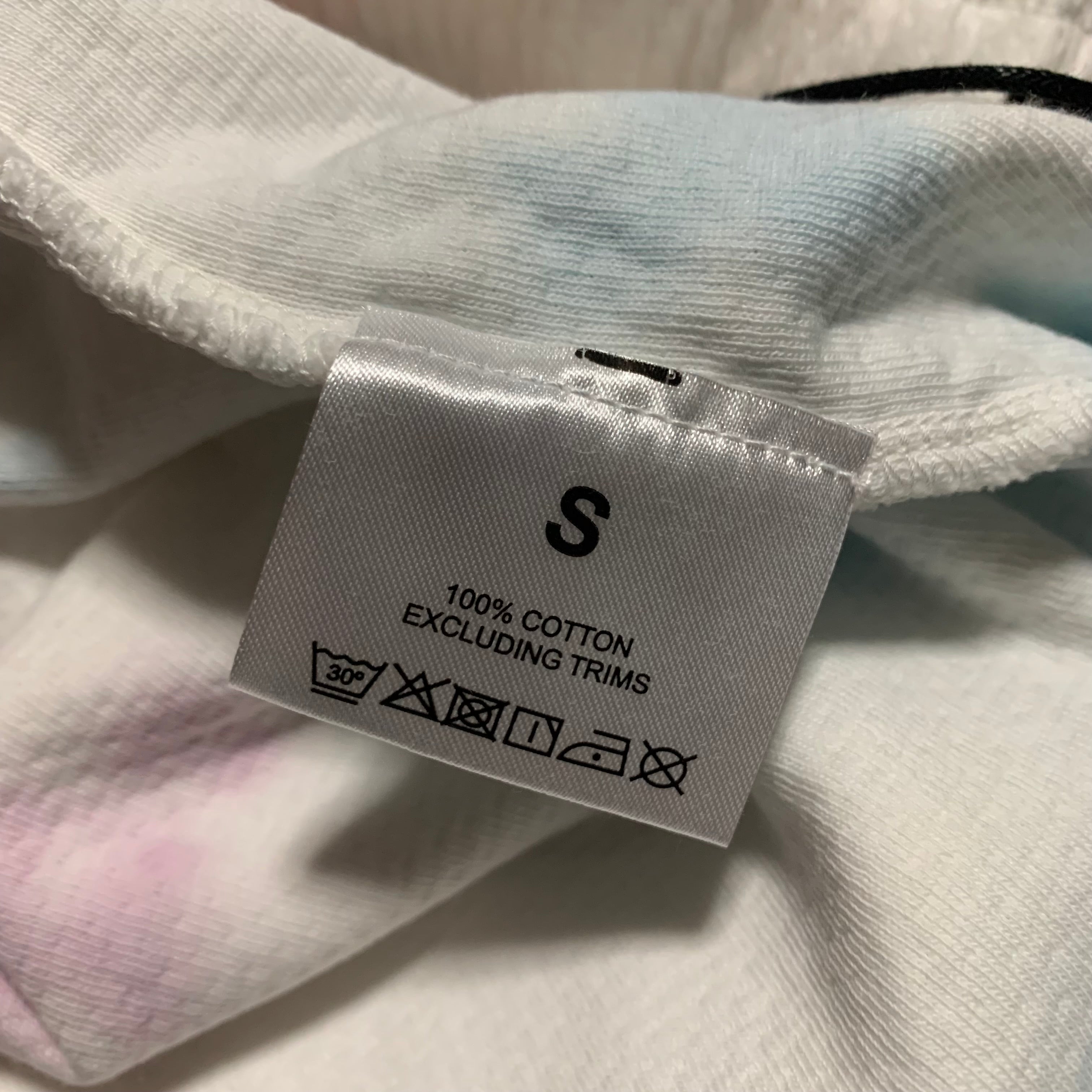 Represent Small Shorts Owners Club Mesh Tie Dye White Bottoms