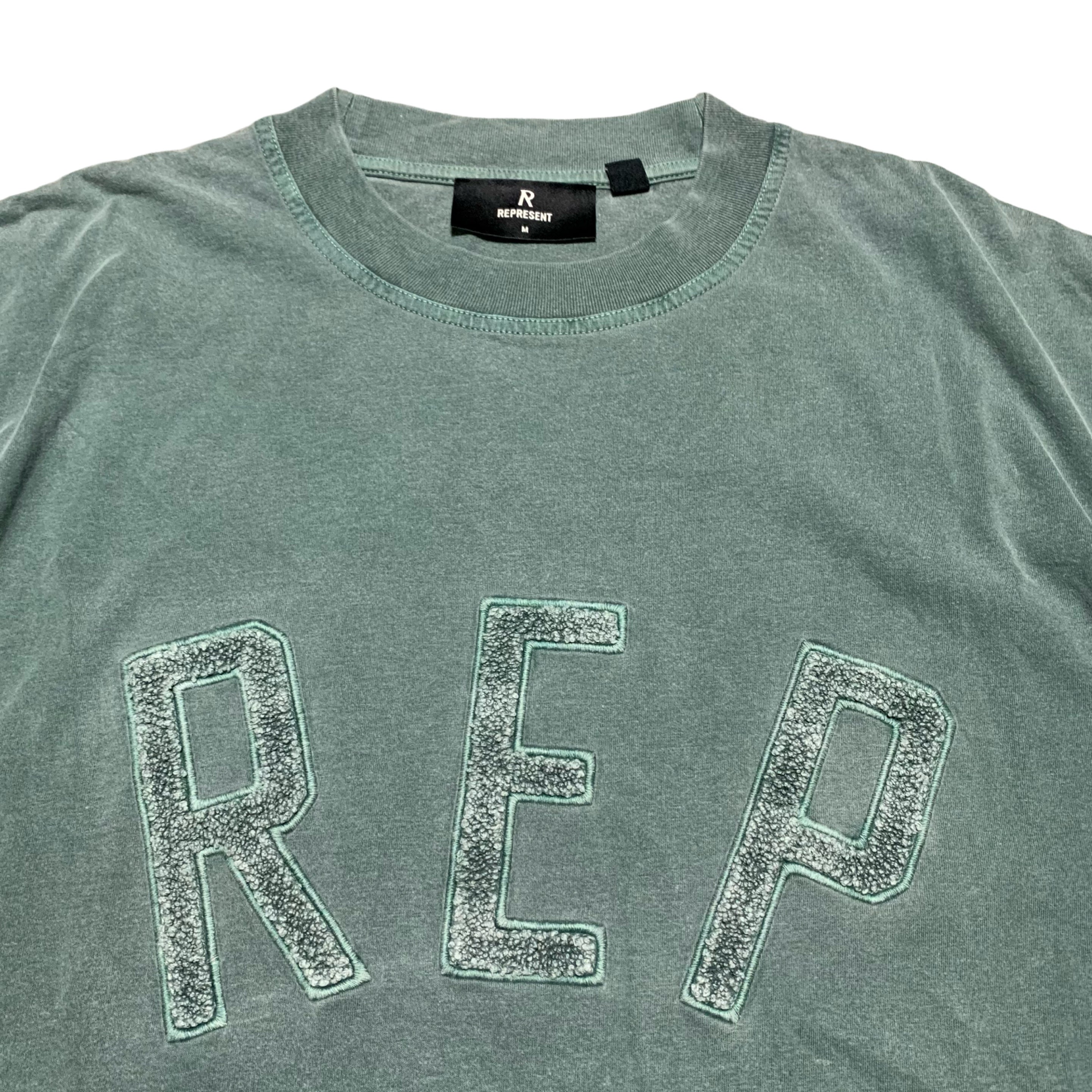 Represent Medium Applique Forest Green Tee