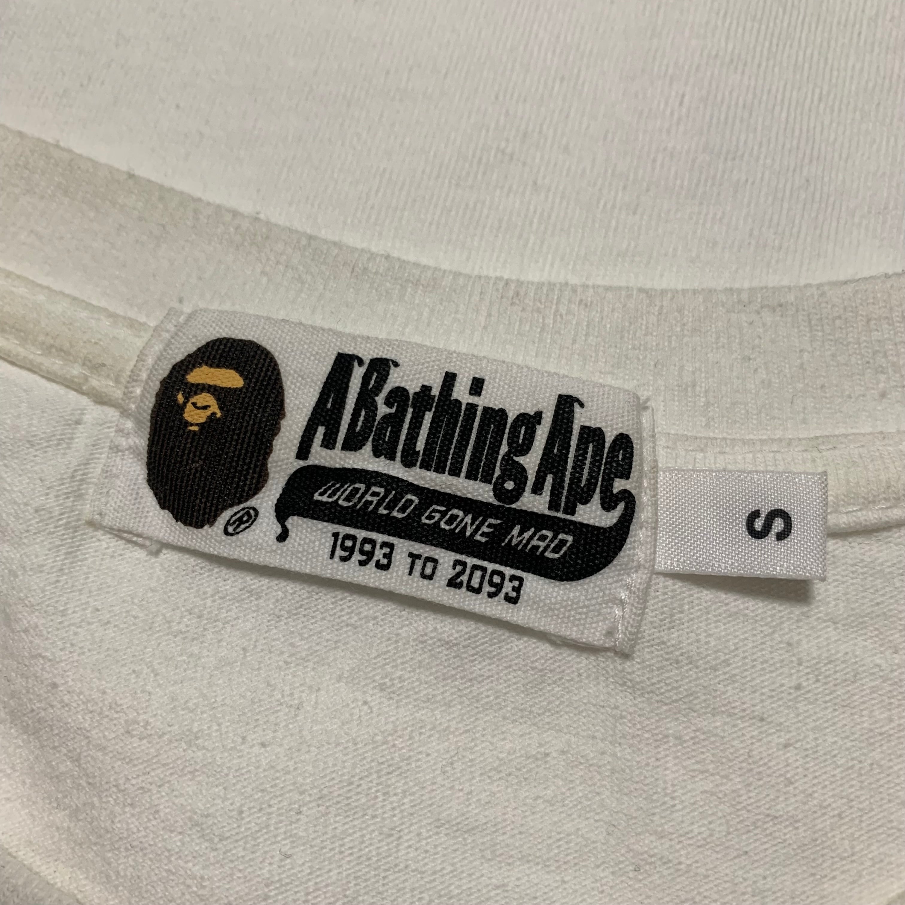 Bape Small Ape Head 27th Anniversary White Tee Relaxed Fit 2020