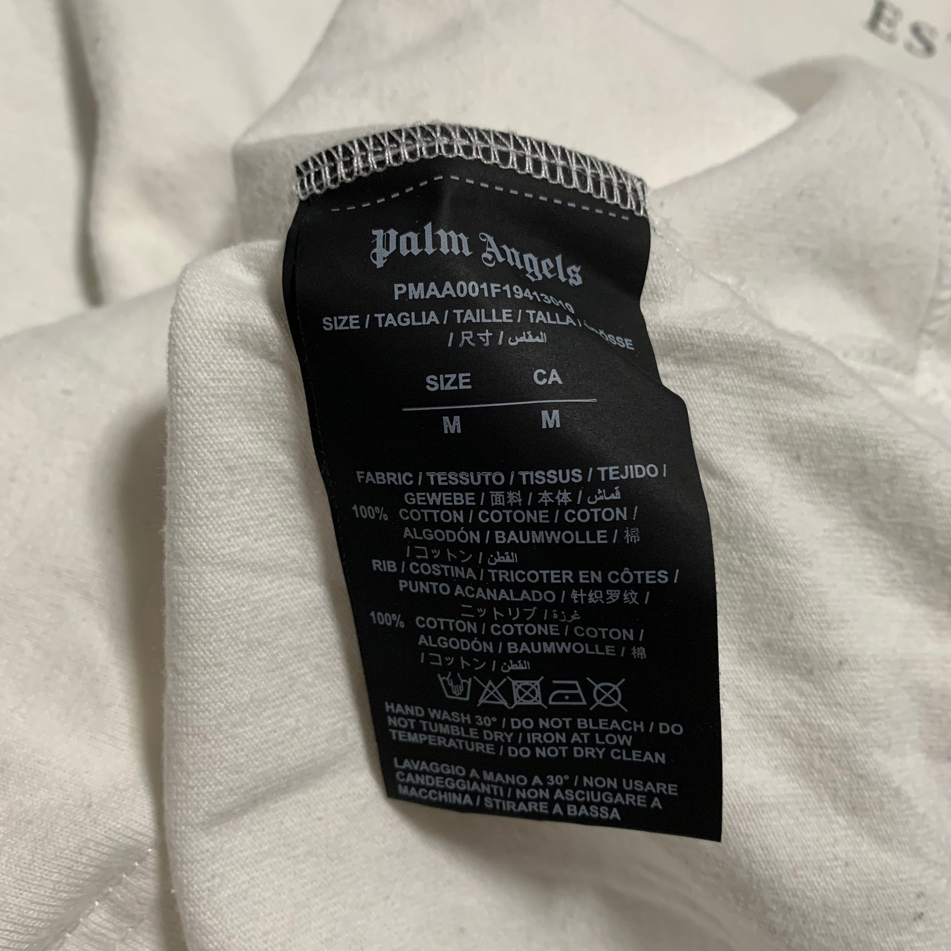 Palm Angels Medium Exclusively Made By Palm Angels White Tee