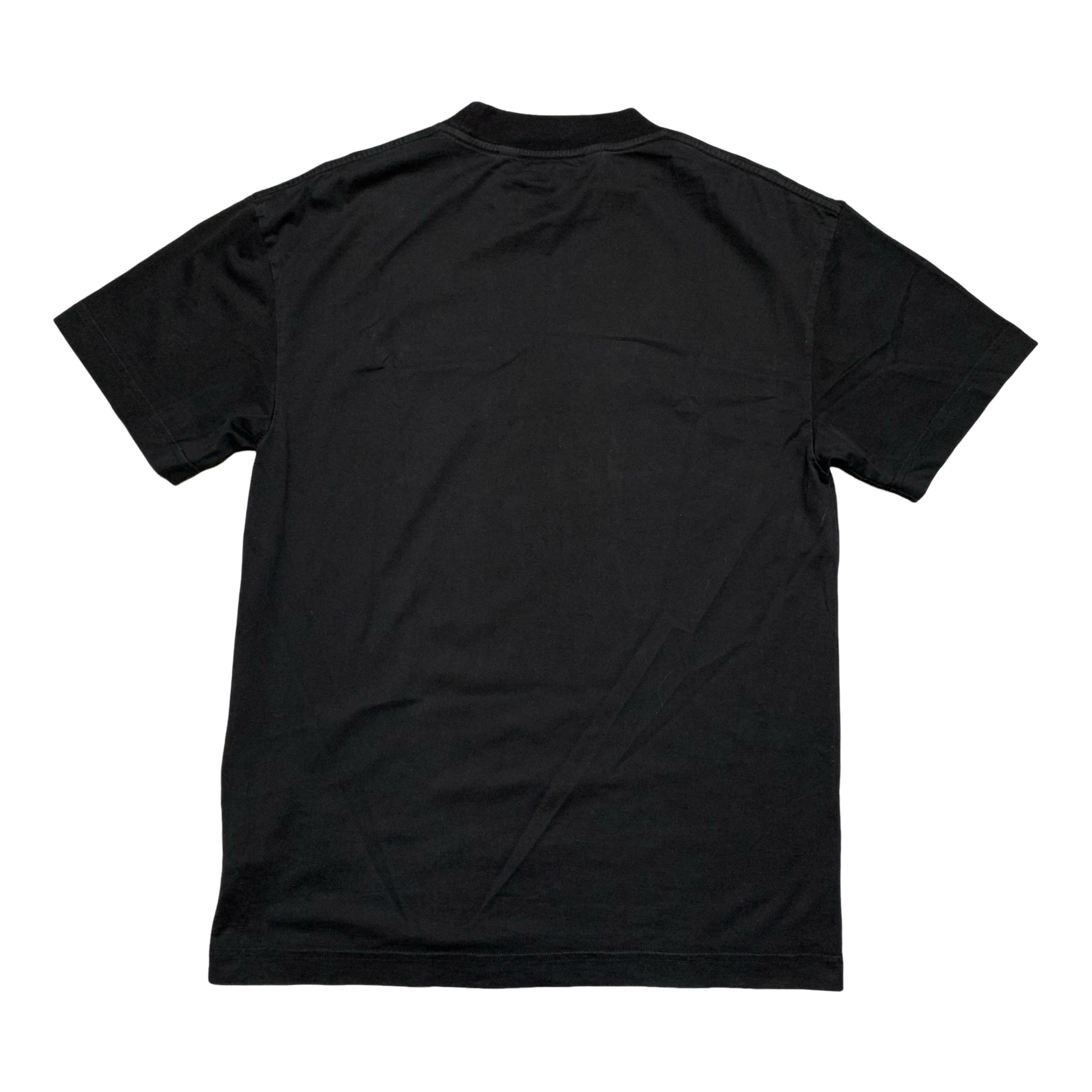 Palm Angels Small Skeleton Skull Logo Black Tee