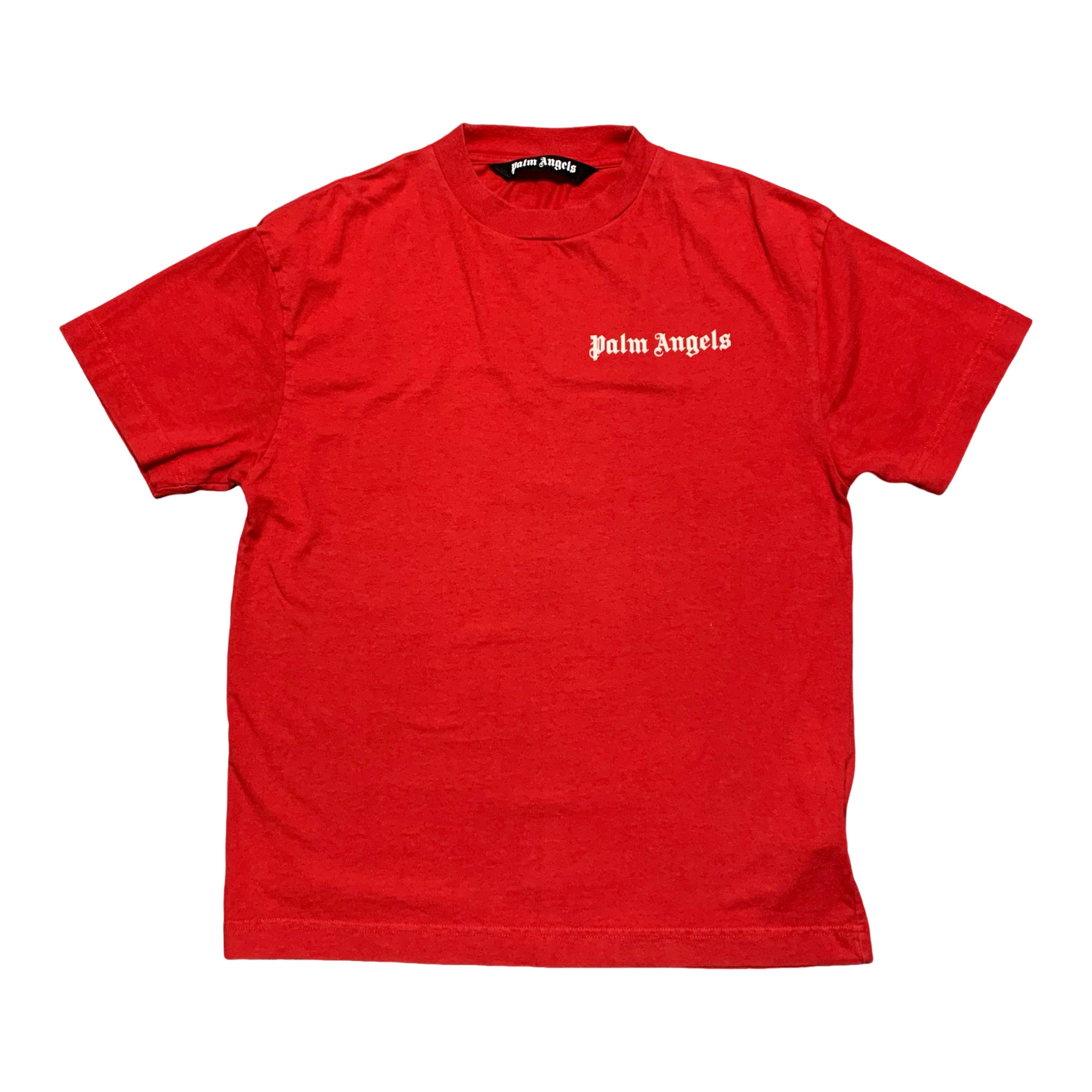 Palm Angels Medium Classic Logo Red Tee