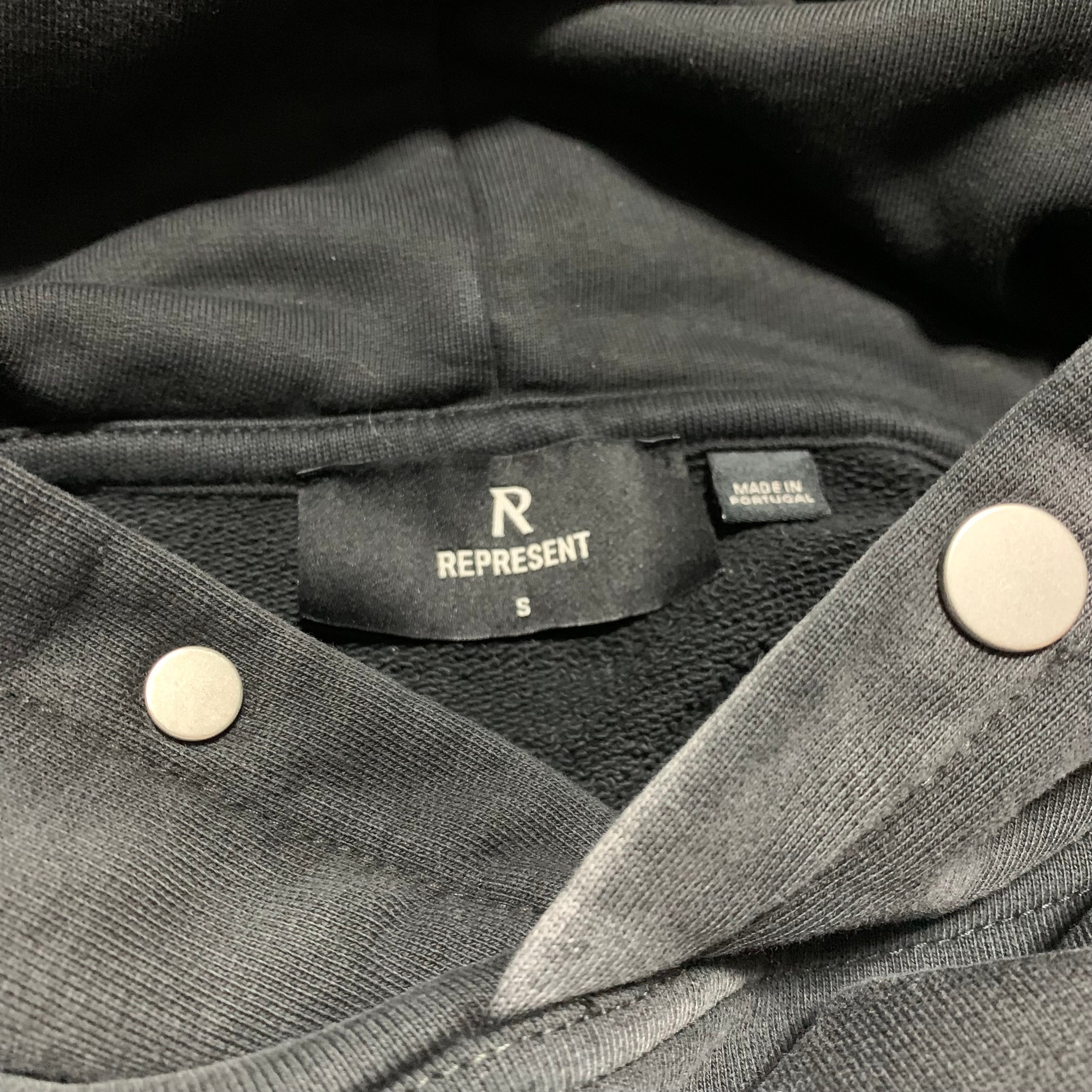 Represent Small World Championship Stained Black Hoodie