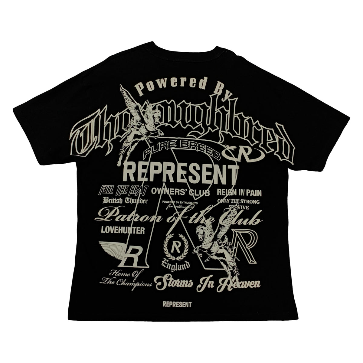 Represent Large Tee Icons Collection Jet Black T-Shirt