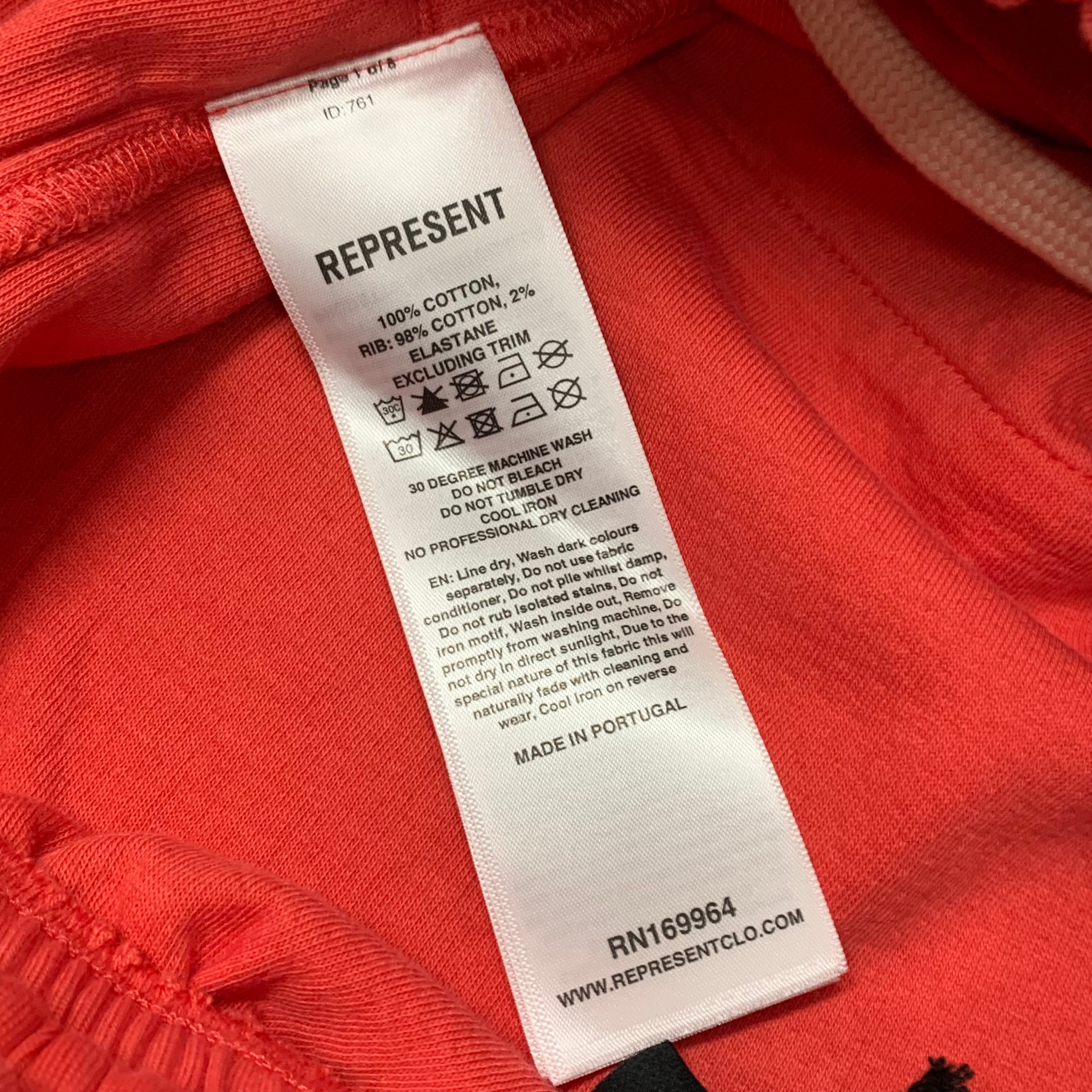 Represent XS Shorts Initial Mesh Vintage Red Bottoms