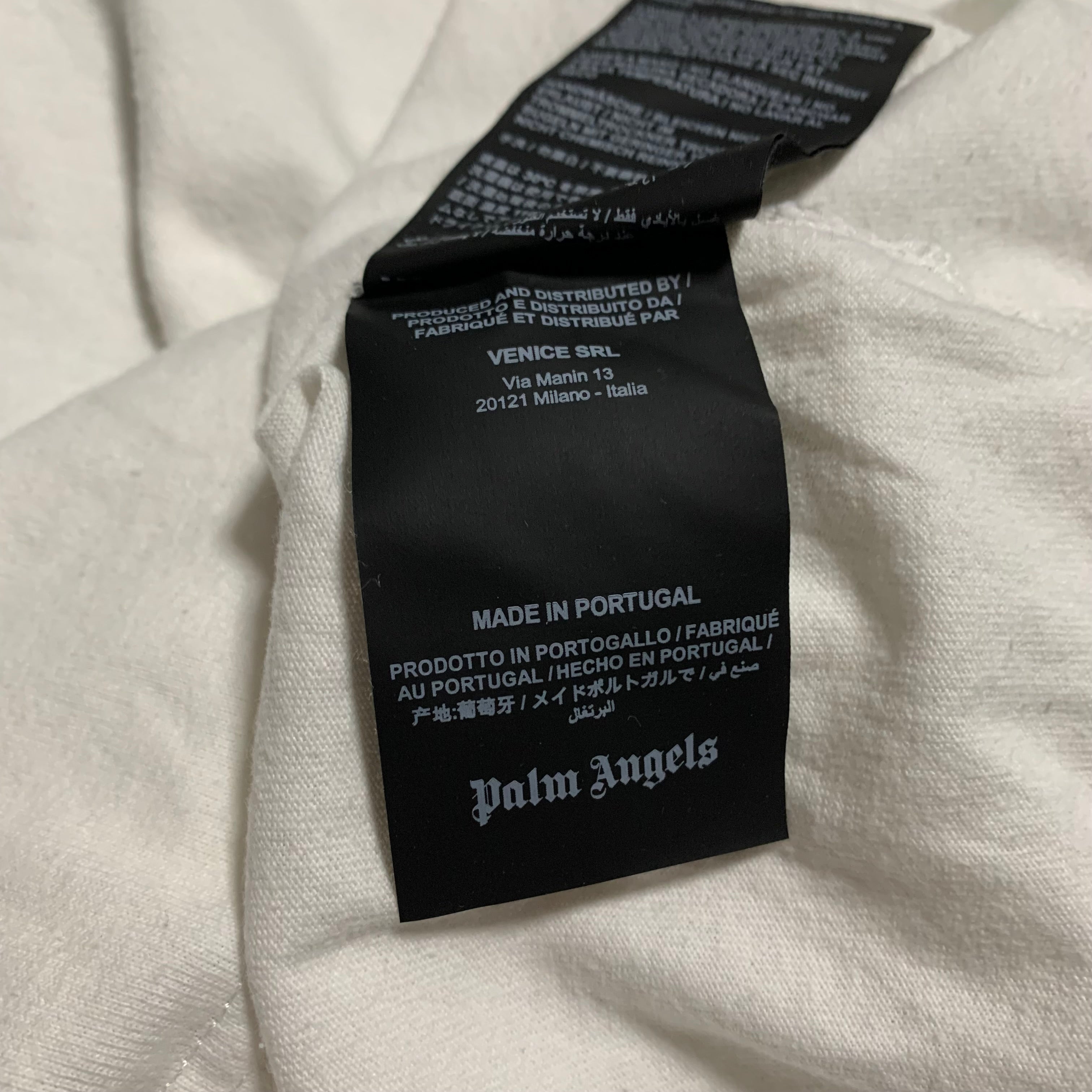 Palm Angels Medium Exclusively Made By Palm Angels White Tee