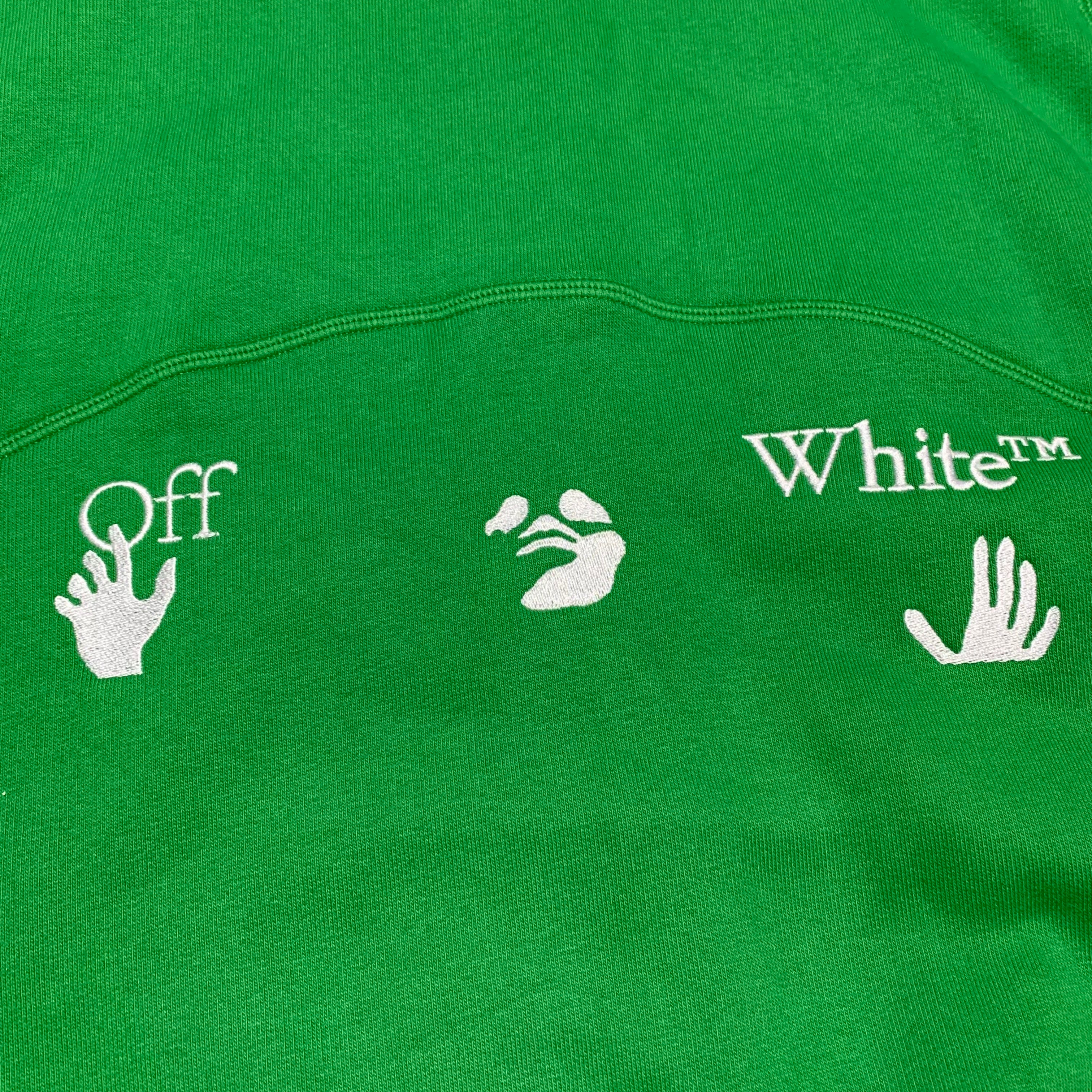 Off White Nike Medium Track Jacket MC Kelly Green Virgil Abloh 2023