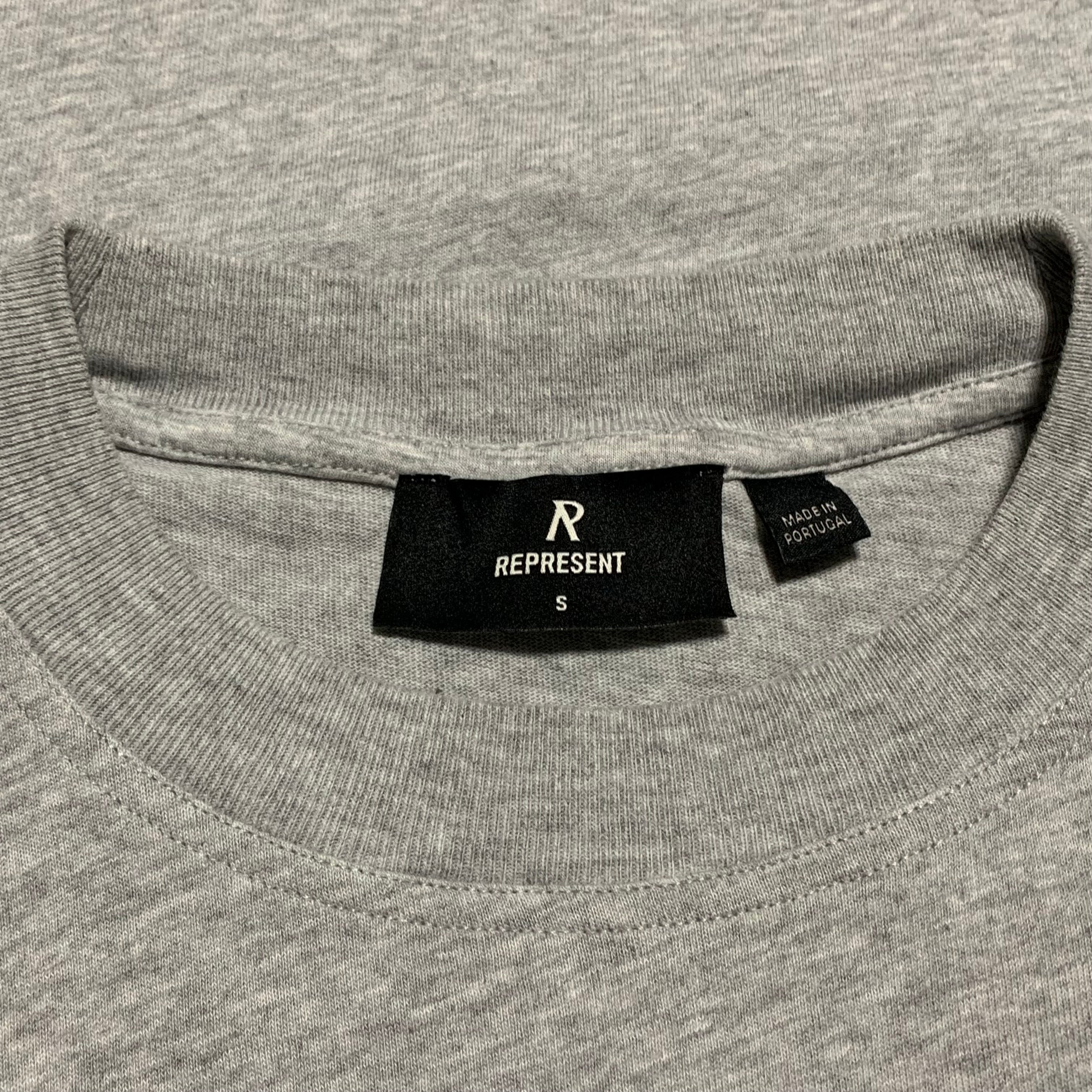 Represent Small Owners Club Stamp Grey Tee