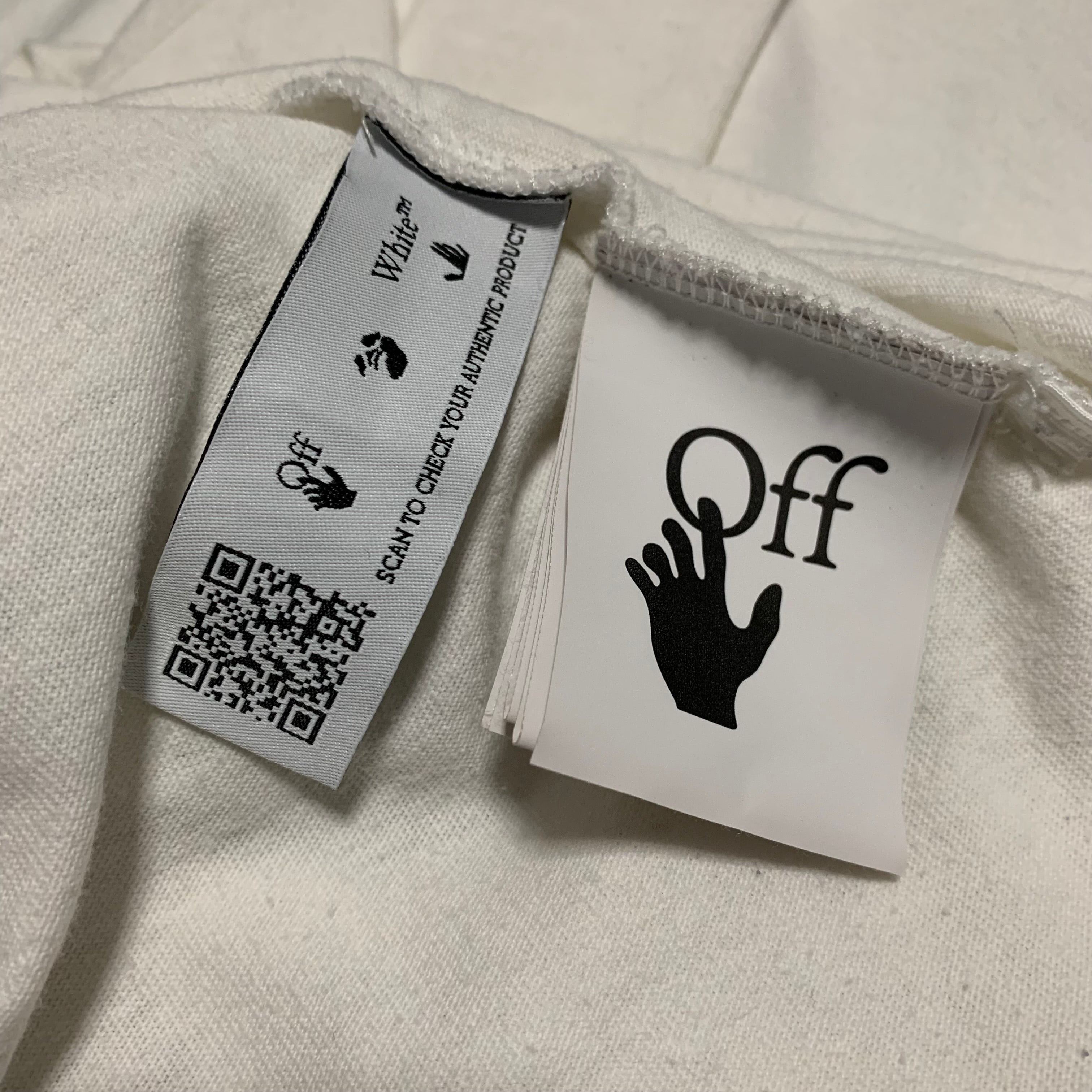 Off White XS Logo Graphic White Tee Virgil Abloh