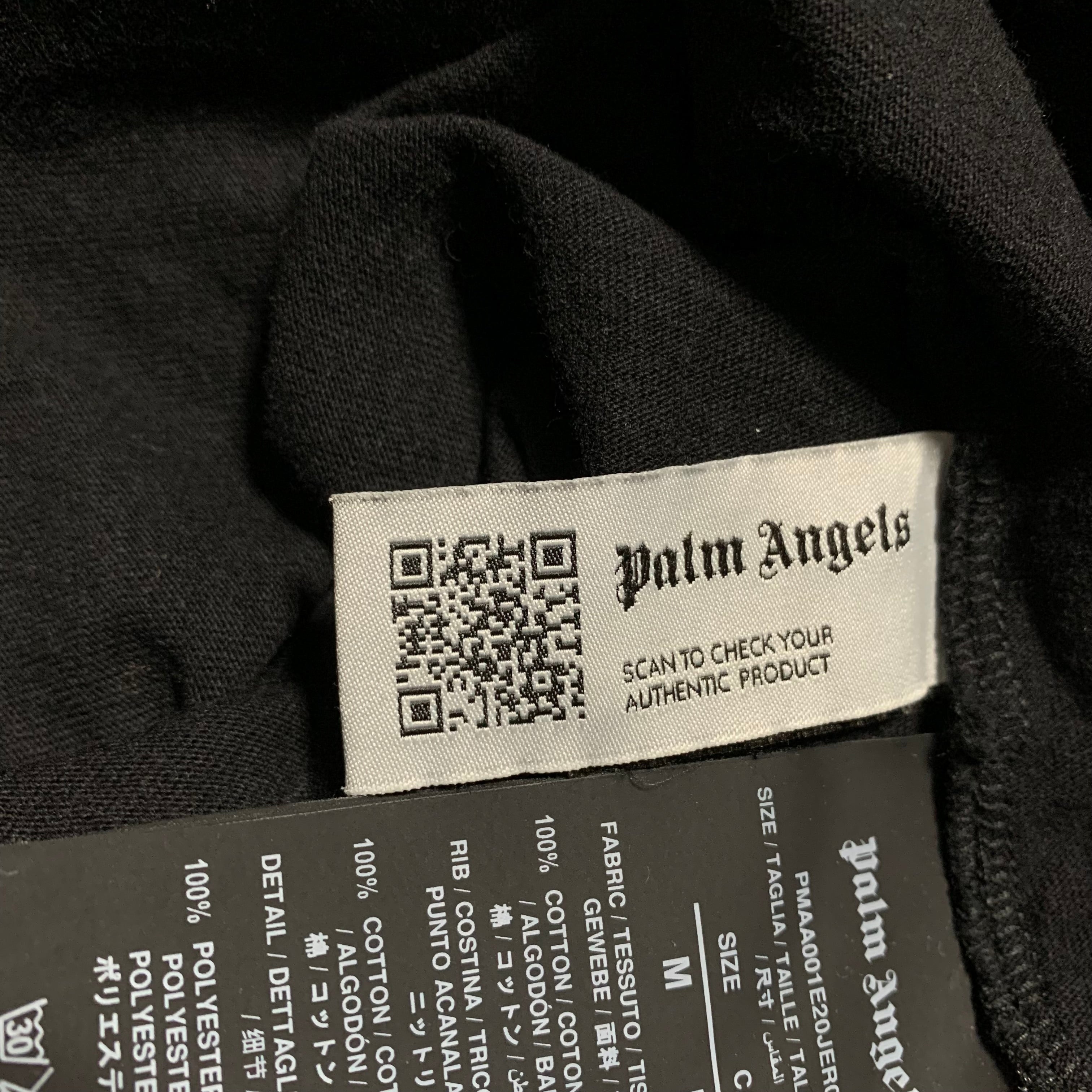 Palm Angels Medium Gothic Logo Black Tee
