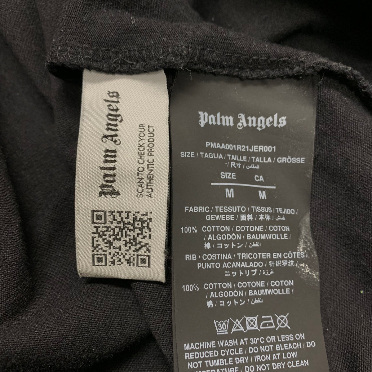 Palm Angels Medium Tee Bear Classic Black T-Shirt