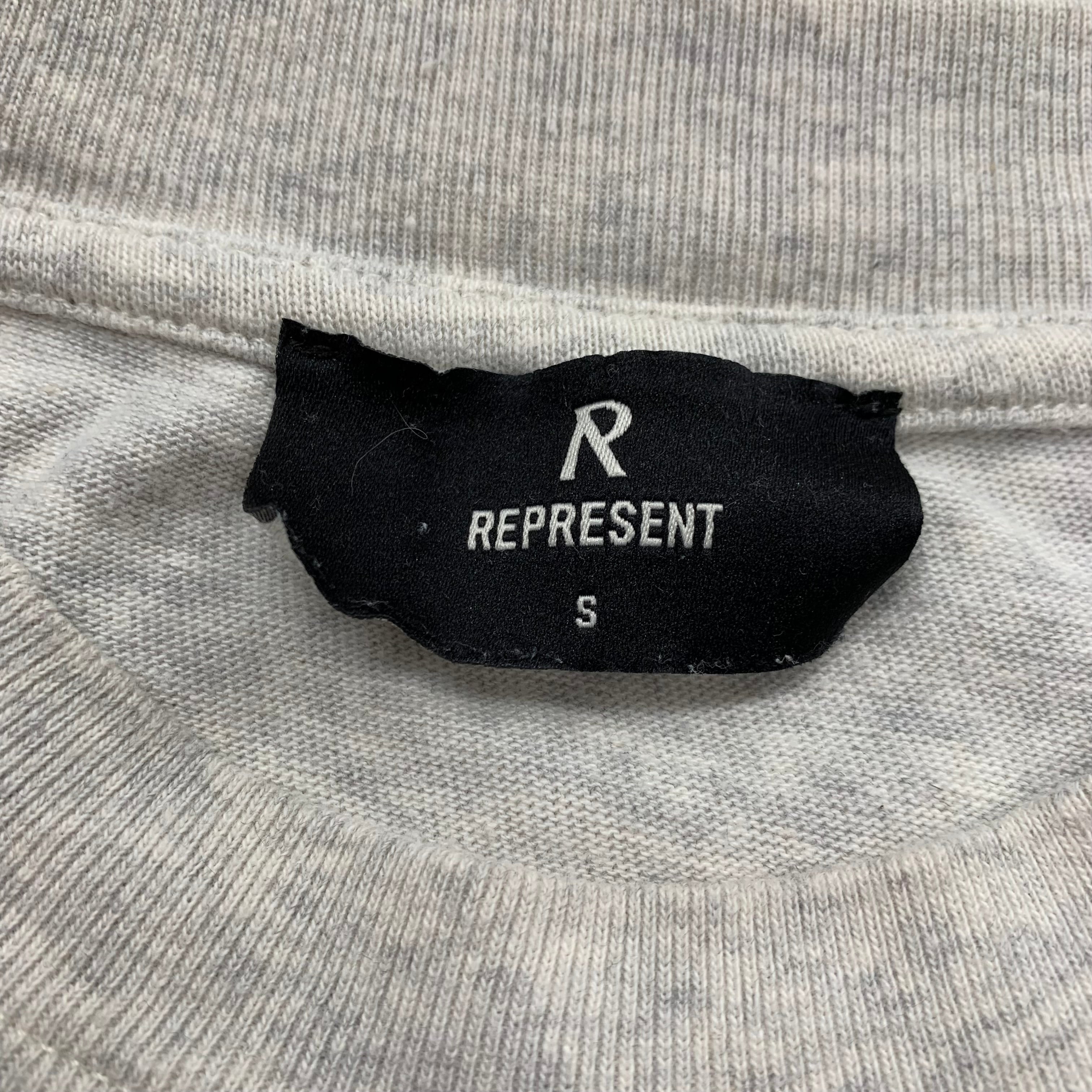 Represent Small Tee Horizons Graphic Grey T-Shirt
