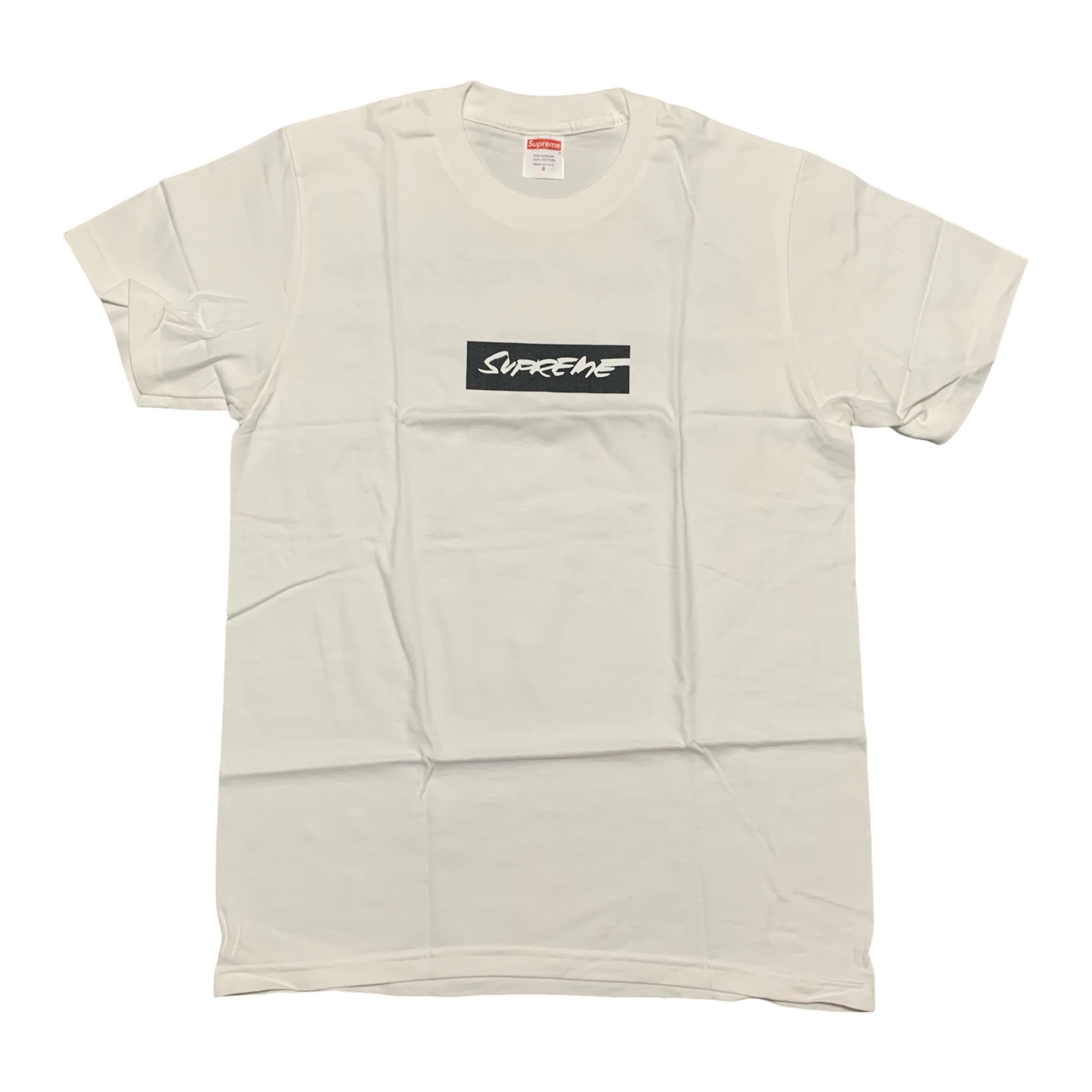 Supreme Small Futura Box Logo White Tee 2024