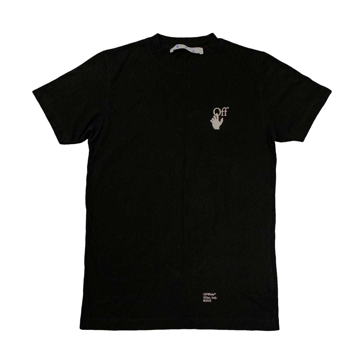 Off White Small Tee Caravaggio Arrows Black T-Shirt Virgil Abloh