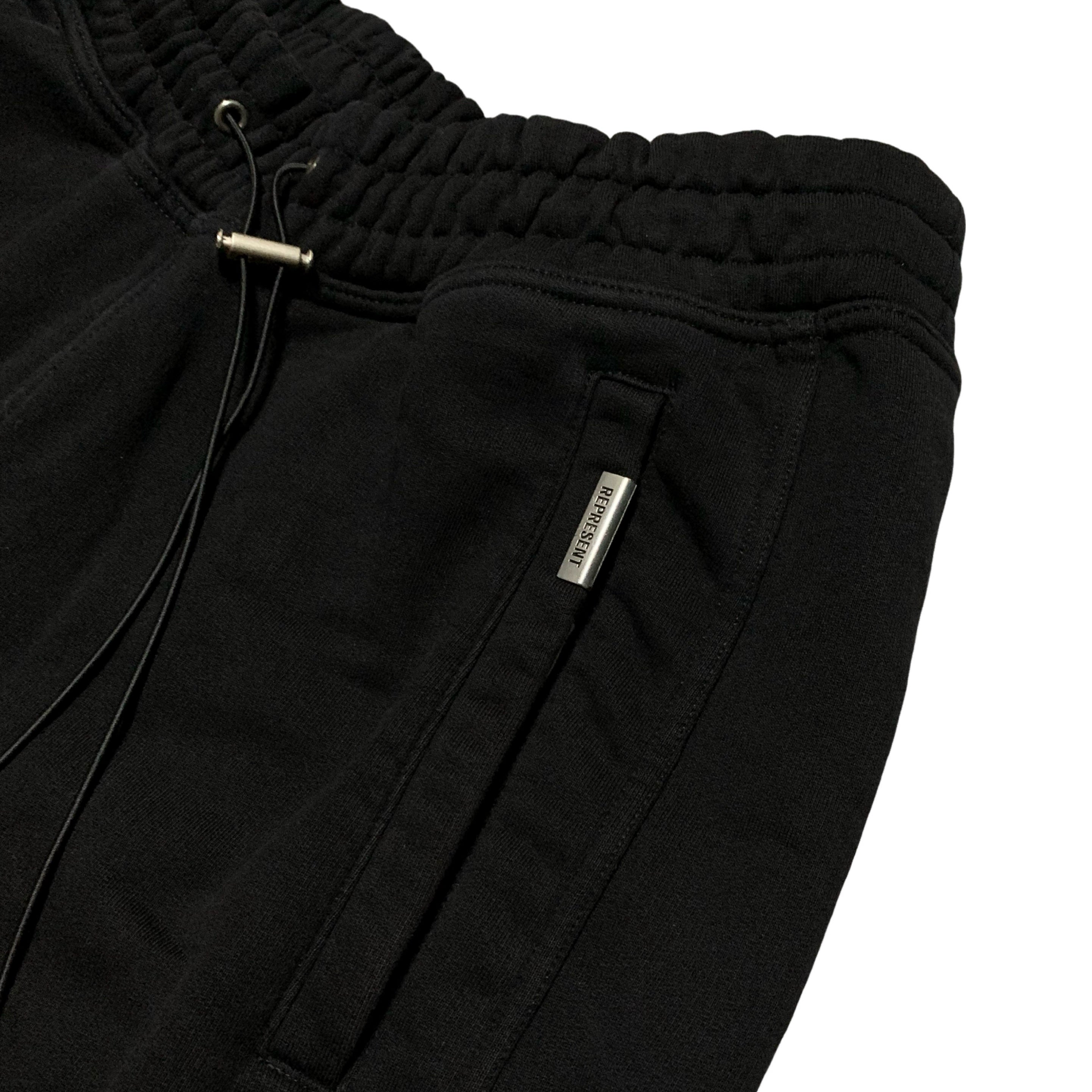 Represent Small Blanks Shorts Jet Black Bottoms