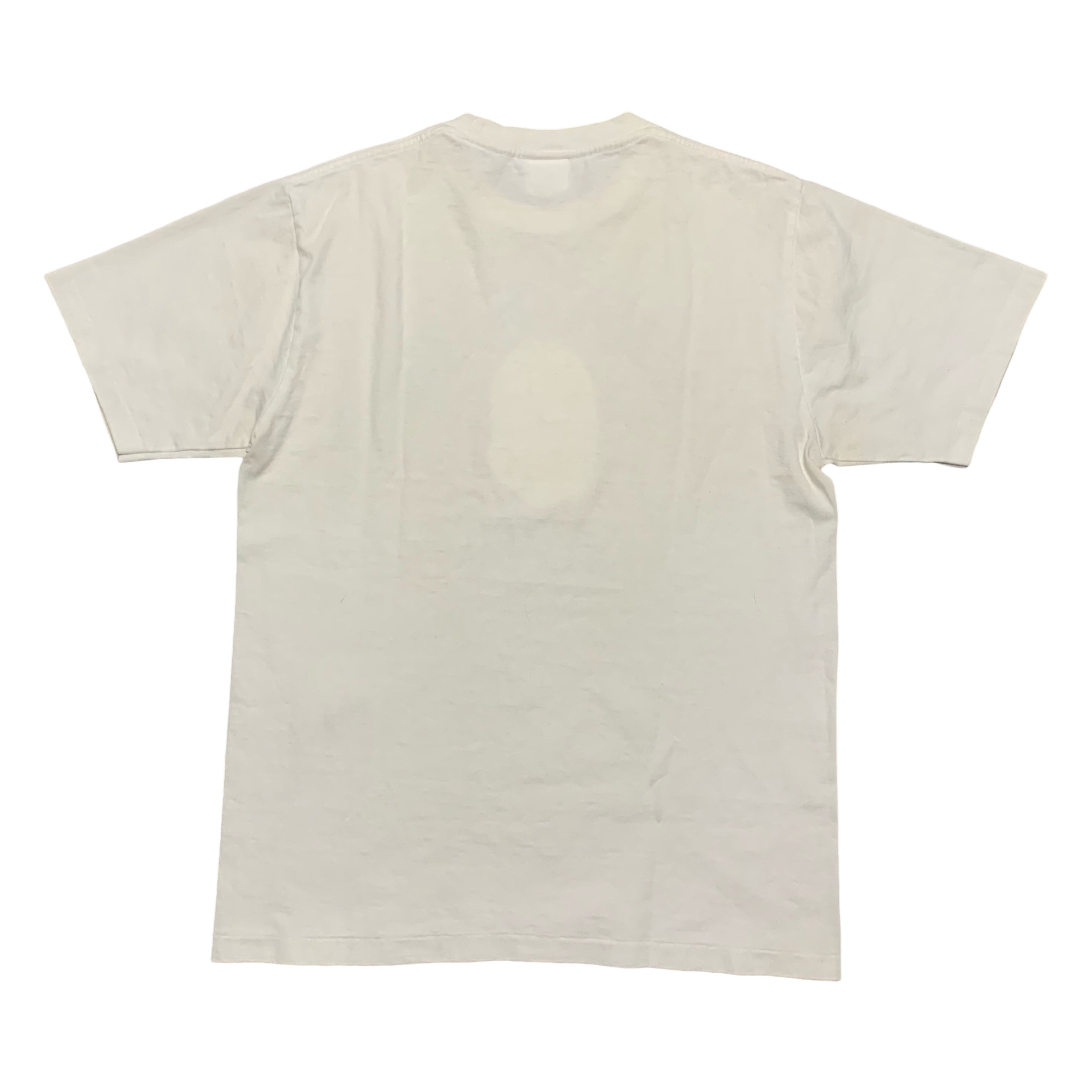 Bape Medium Pusha T College White Tee A Bathing Ape