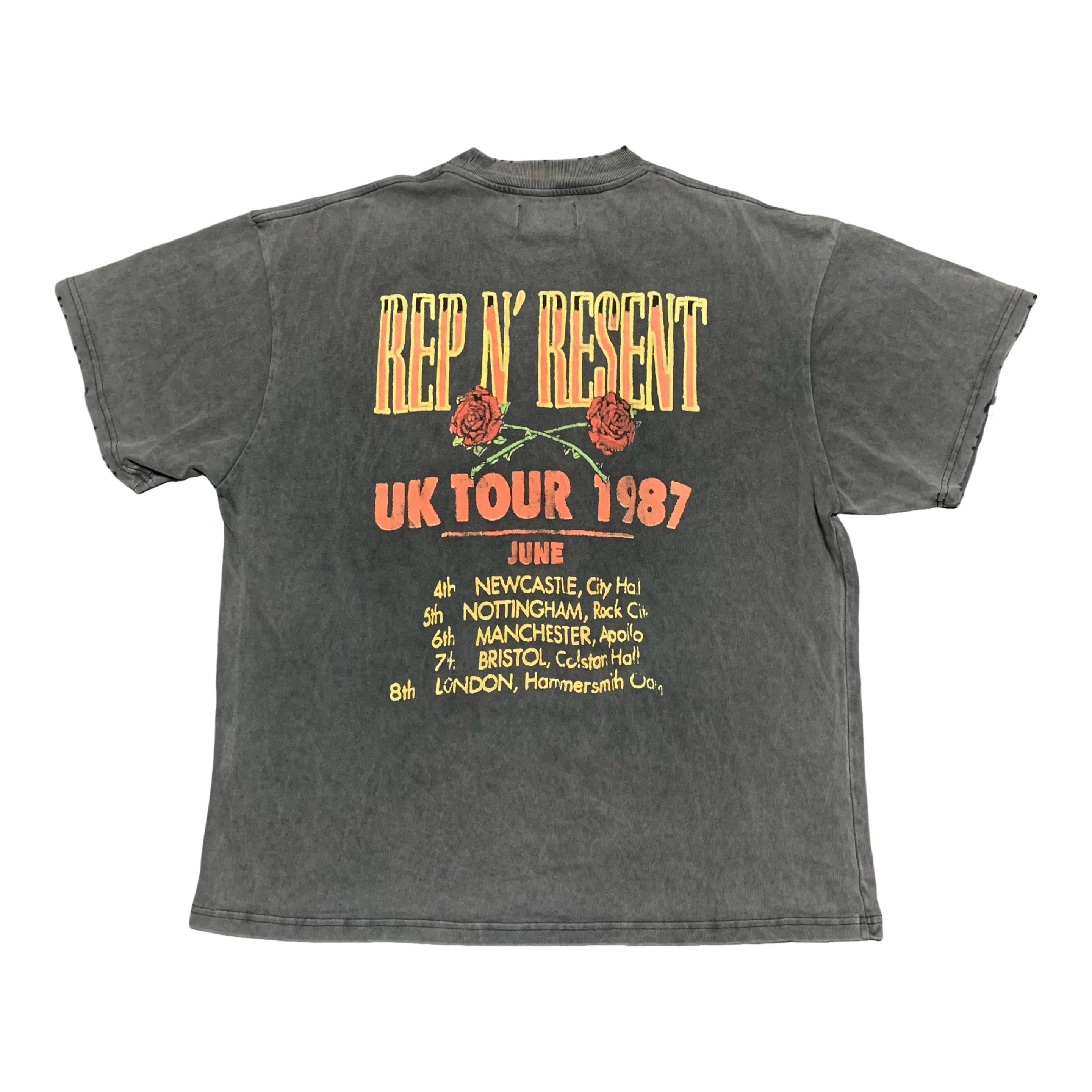 Represent Larg Rep N Resent Vintage Grey Tee