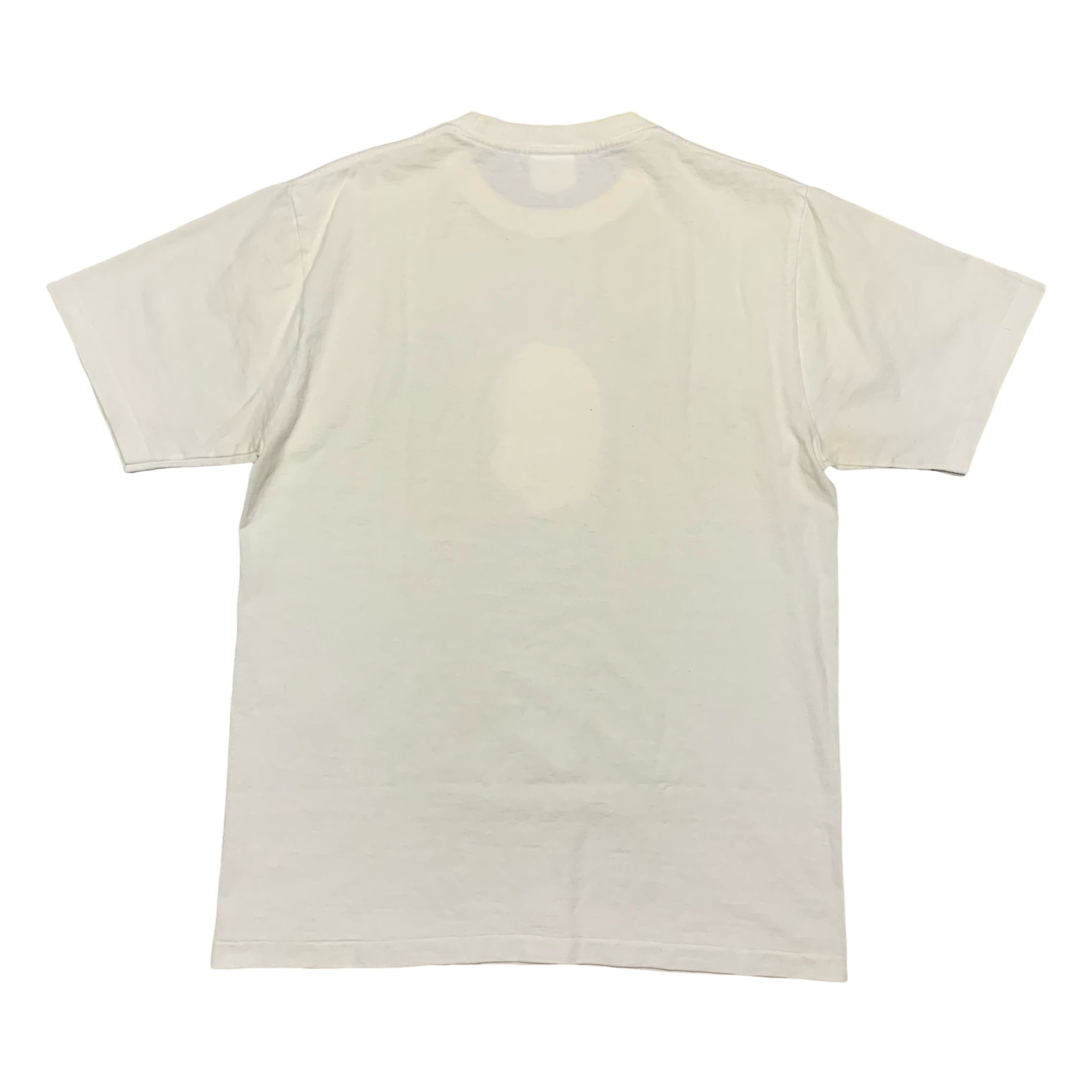 Bape Medium Pusha T College White Tee A Bathing Ape