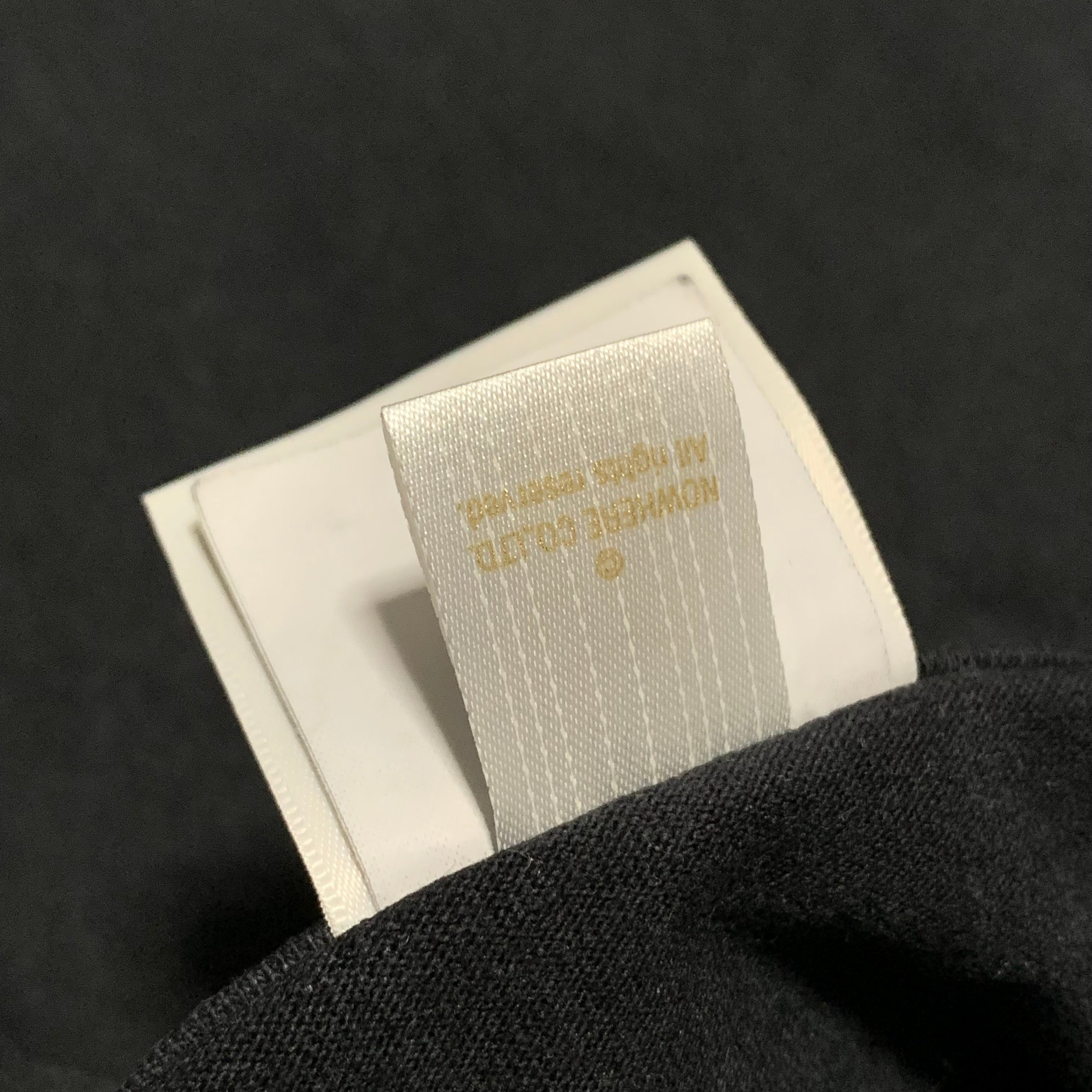 Bape XL College Check Black Tee A Bathing Ape