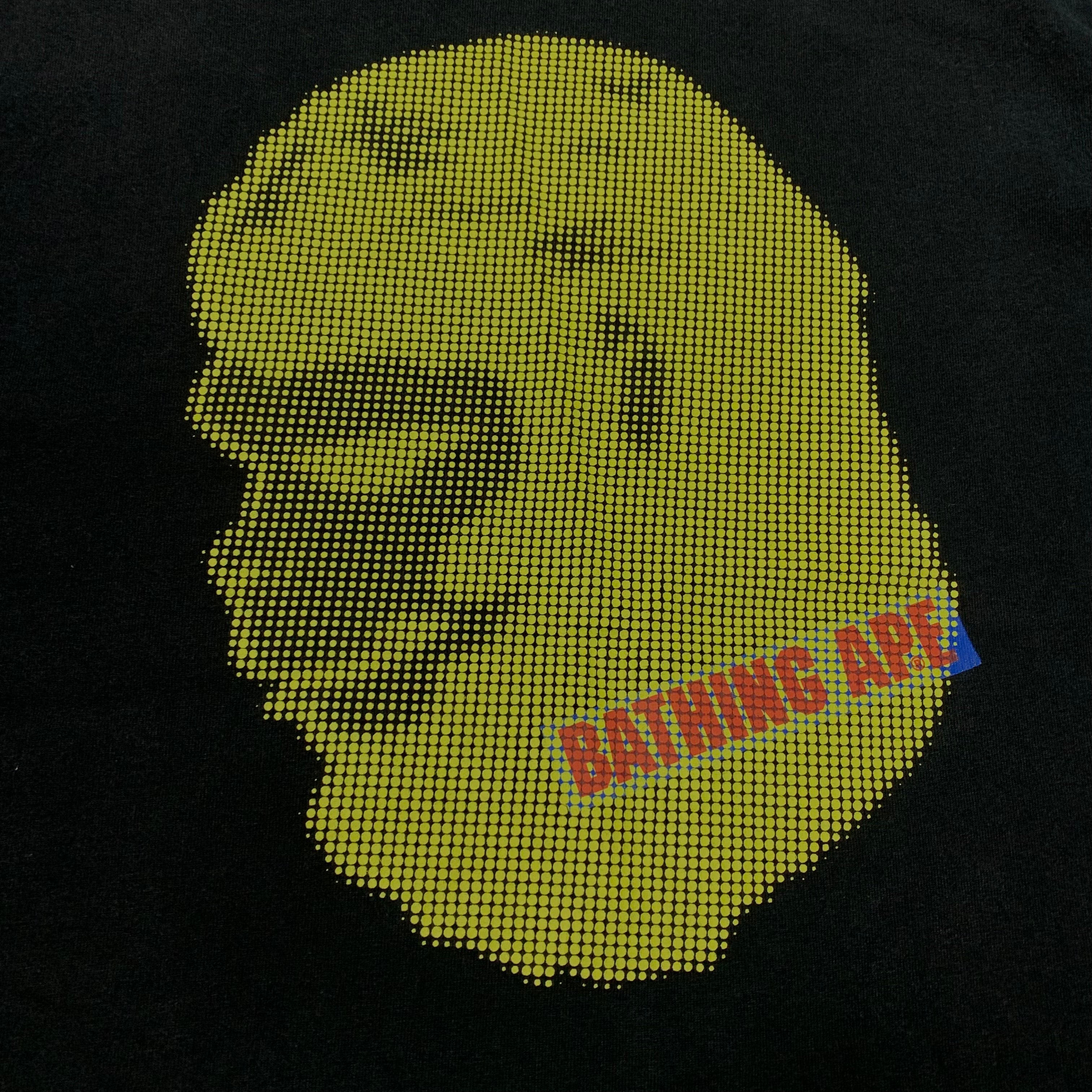 Bape Medium Tee Big Ape Head Black T-Shirt A Bathing Ape Vintage 90s