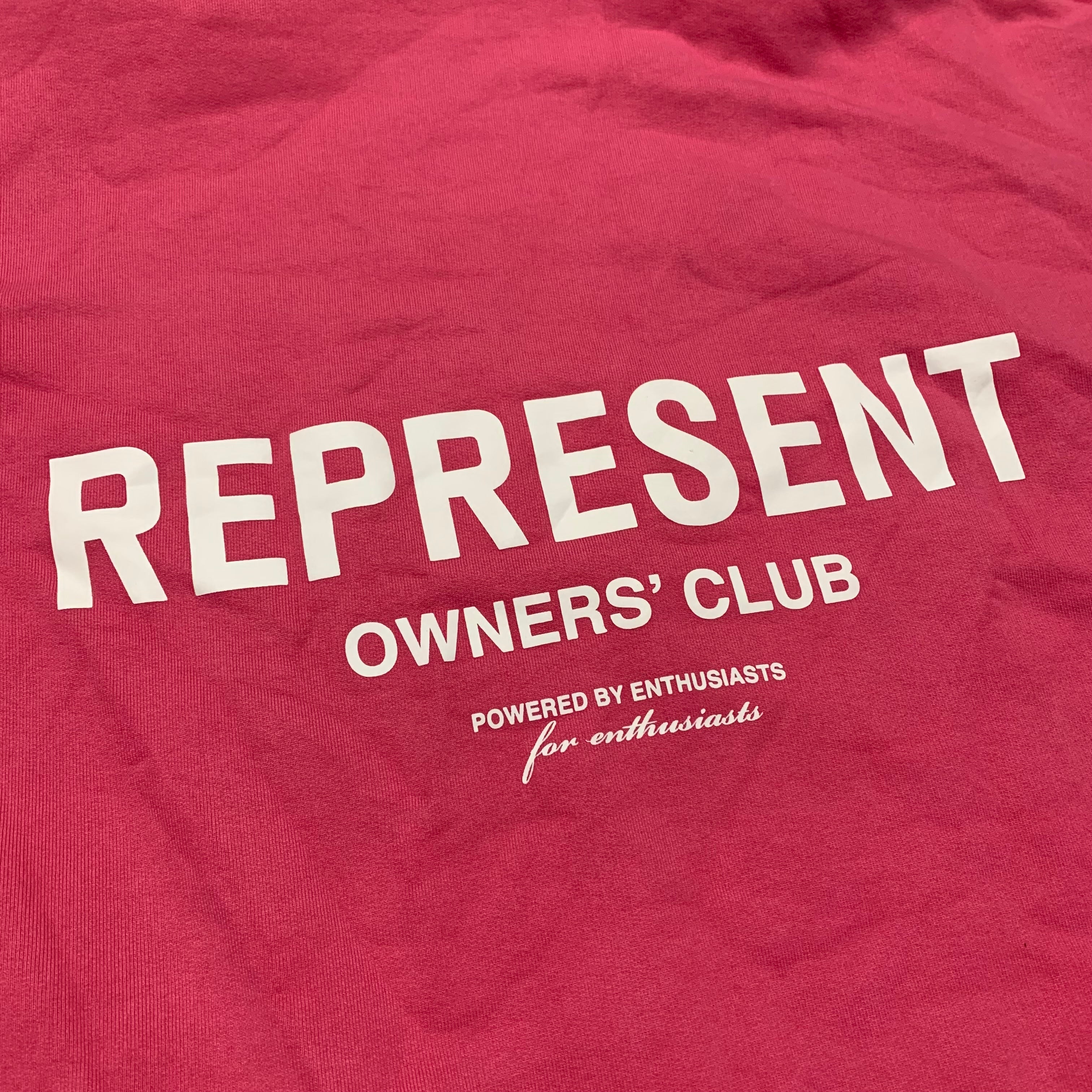 Represent Medium Owners Club Bubblegum Pink Hoodie